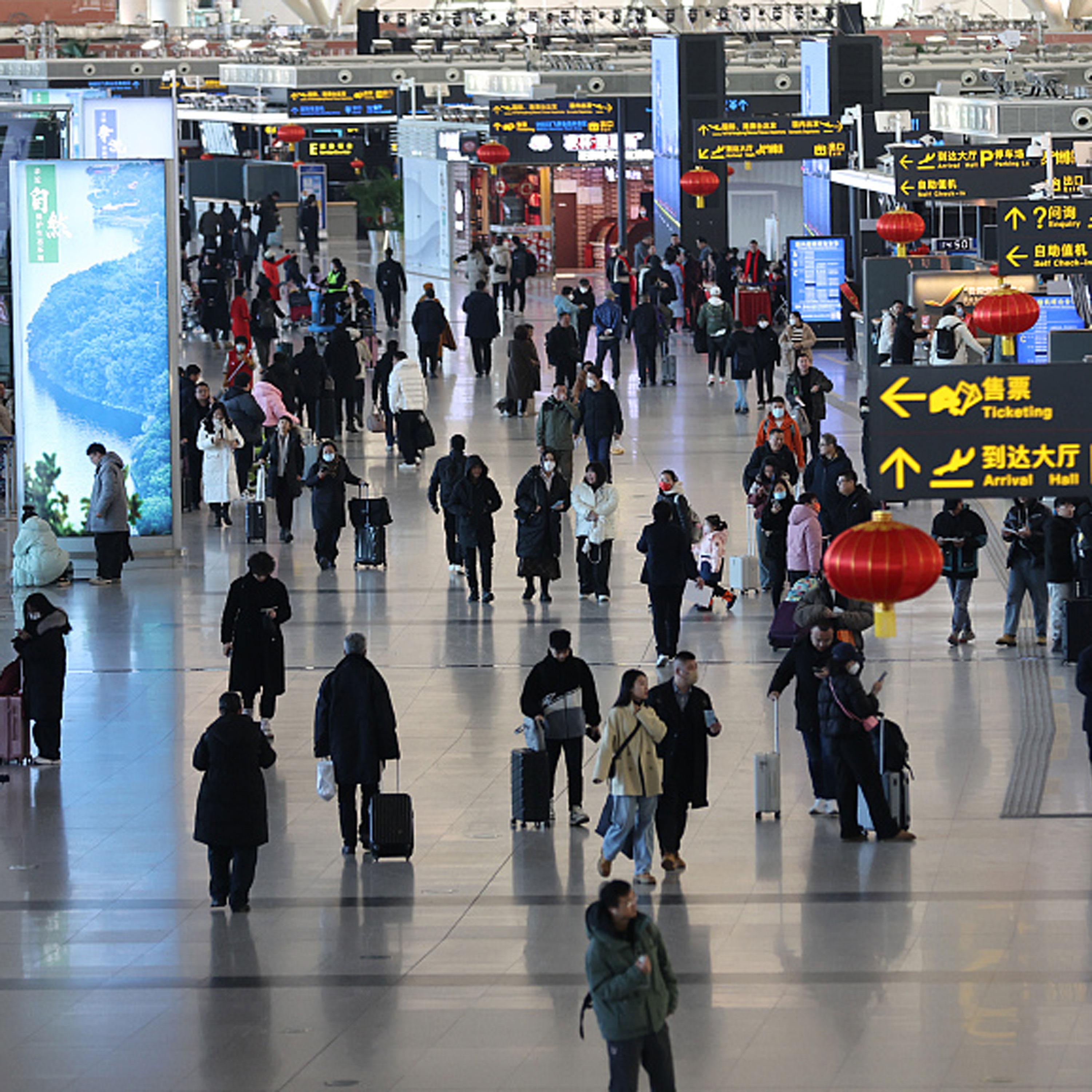 80 million air travels during 40-day travel rush