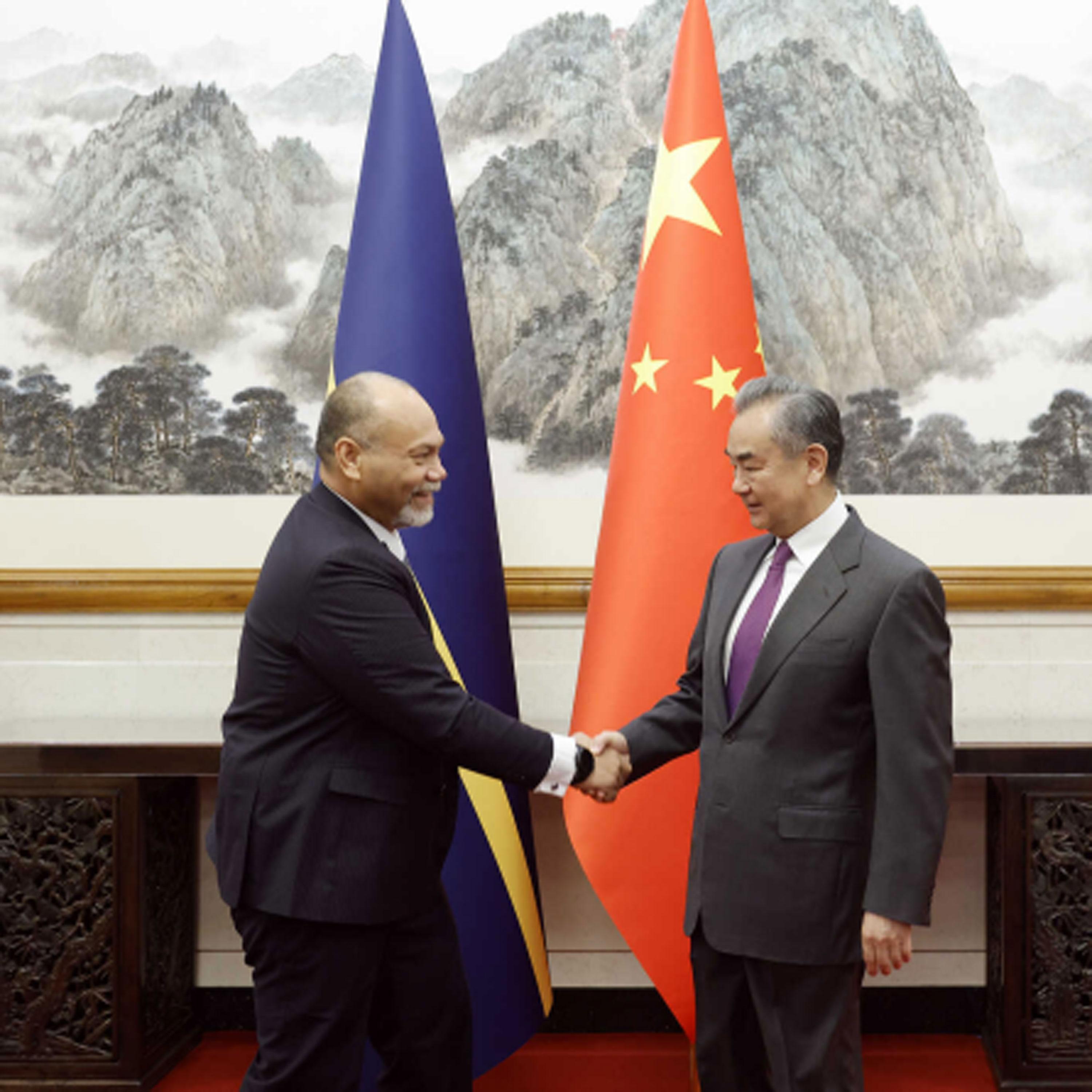 China, Nauru resume diplomatic relations