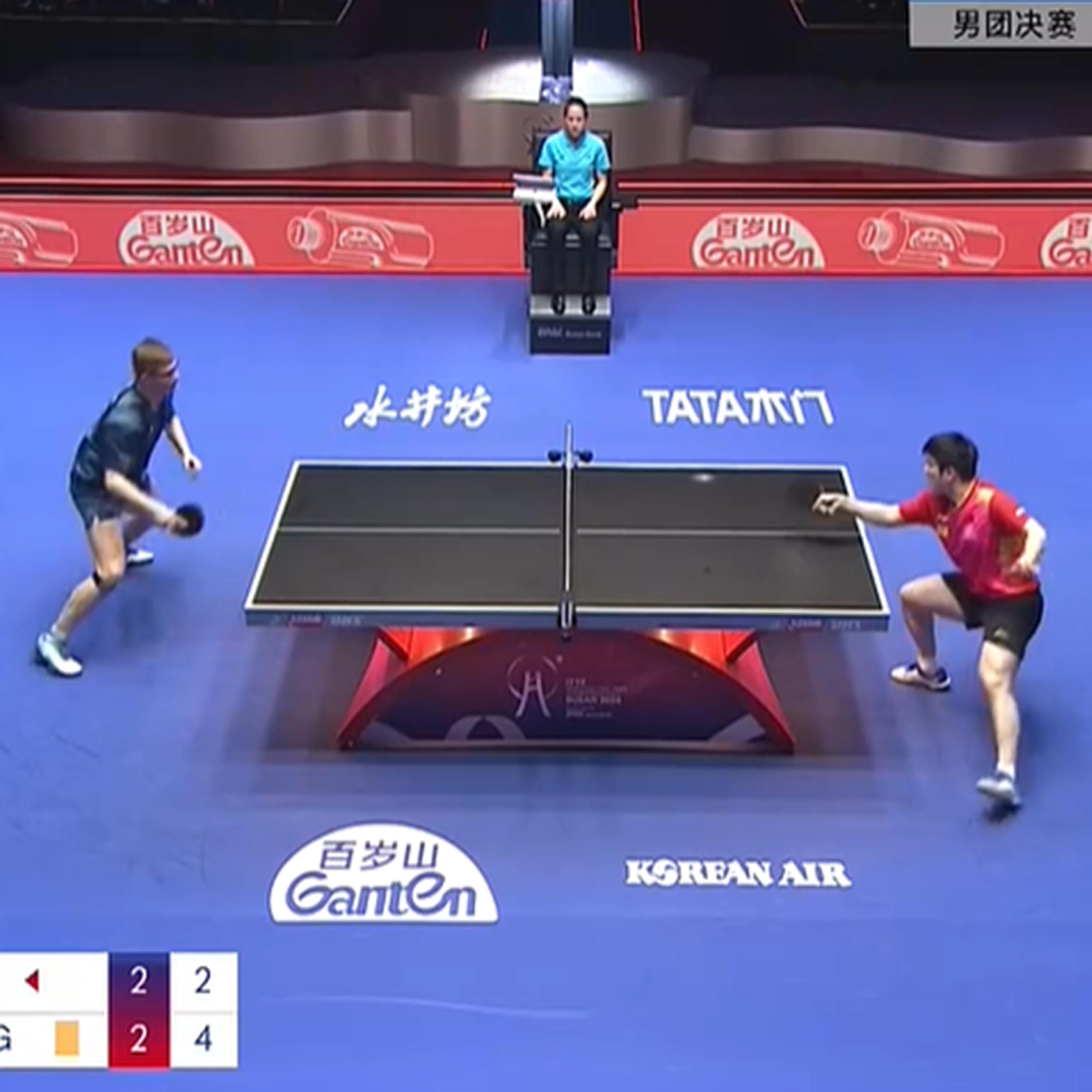 China wins men's team title at table tennis worlds