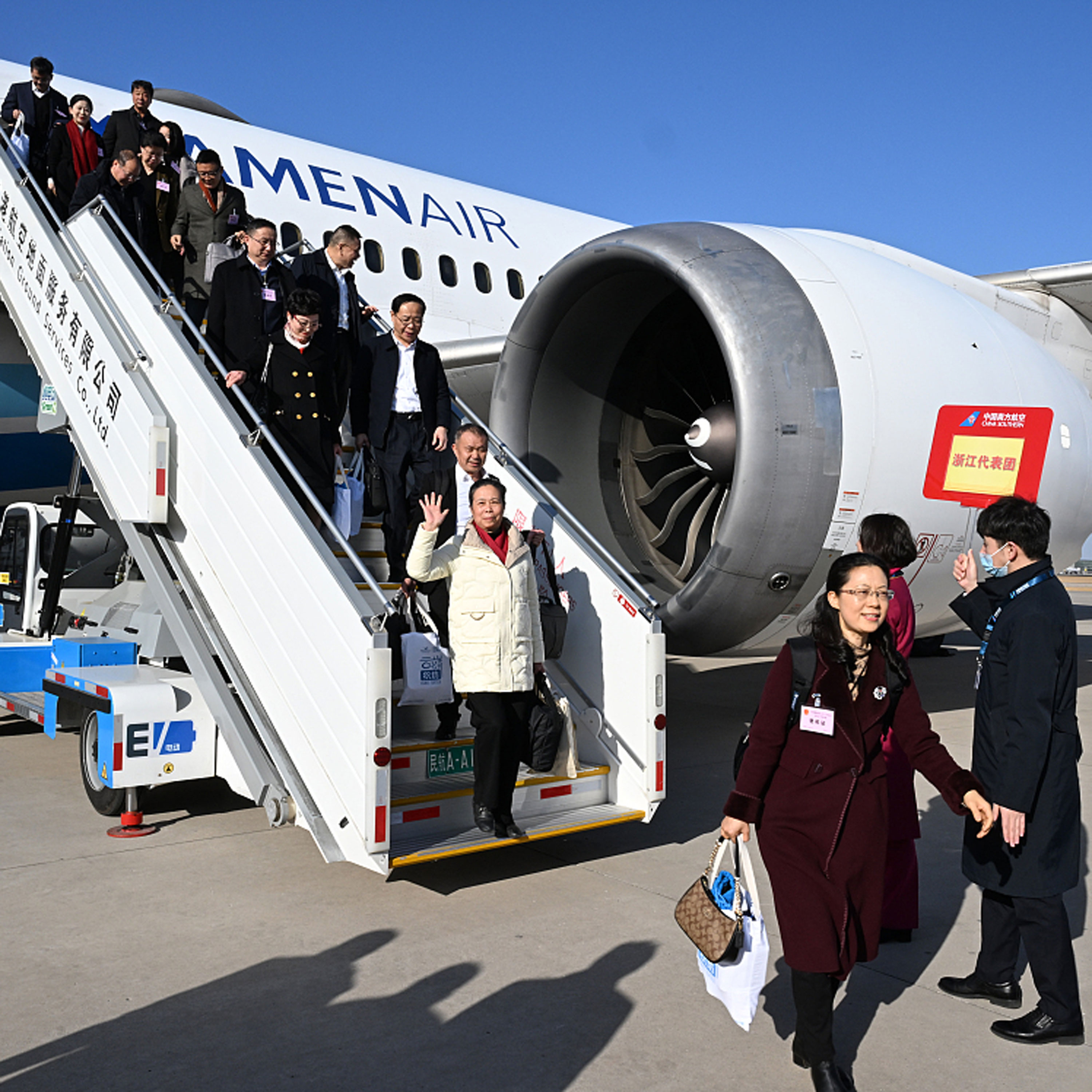 Chinese national lawmakers gather in Beijing for annual session