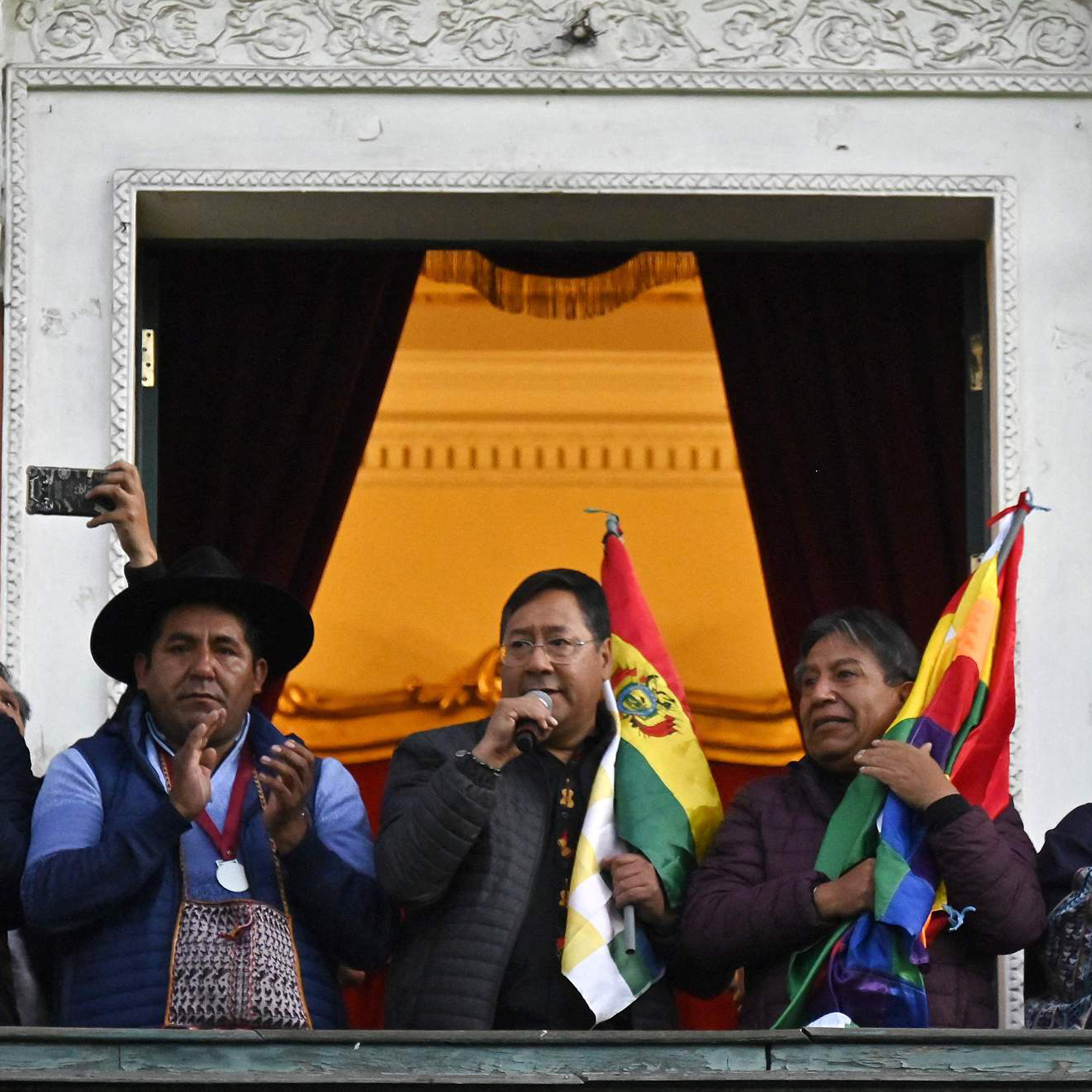 Bolivian president calls for defense of democracy after failed coup