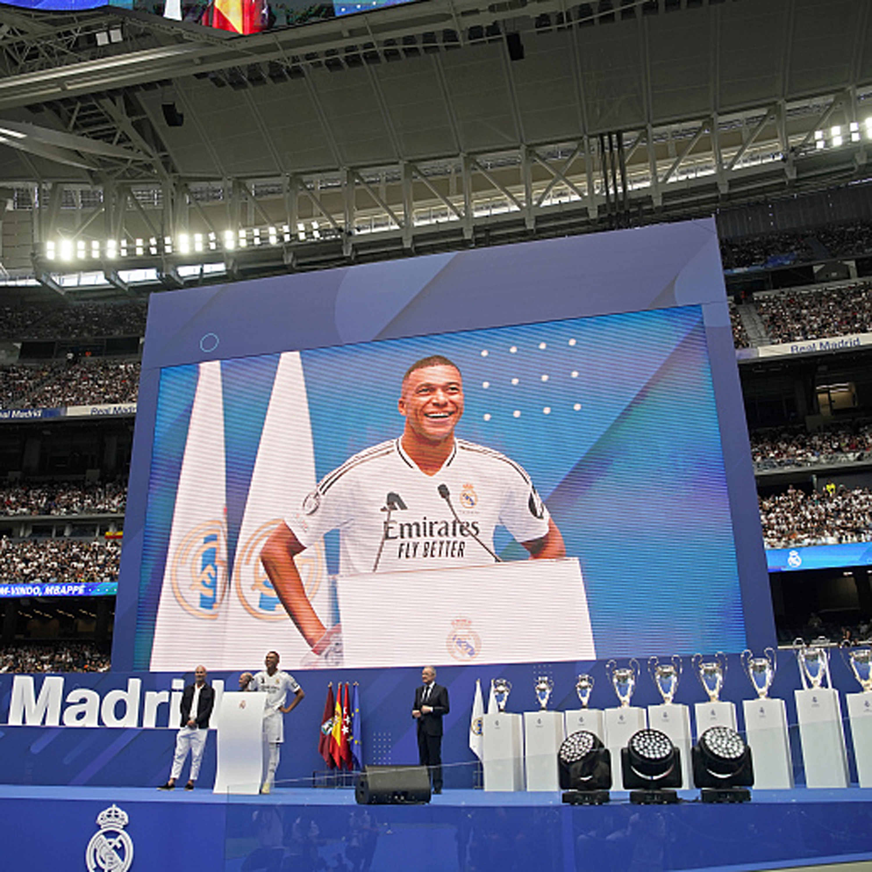 Mbappe officially unveiled as Real Madrid player