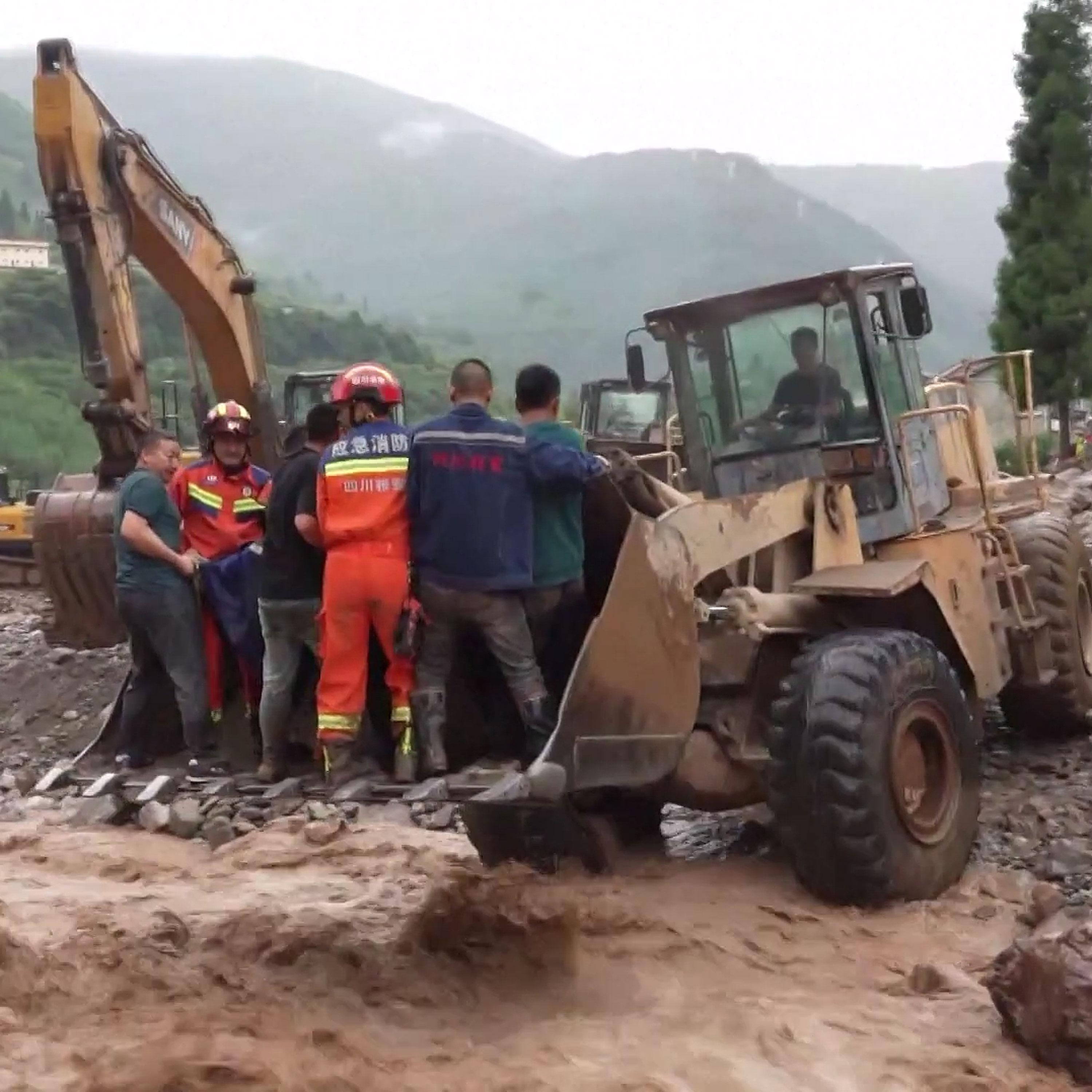 Eight bodies retrieved after flash floods in southwest China