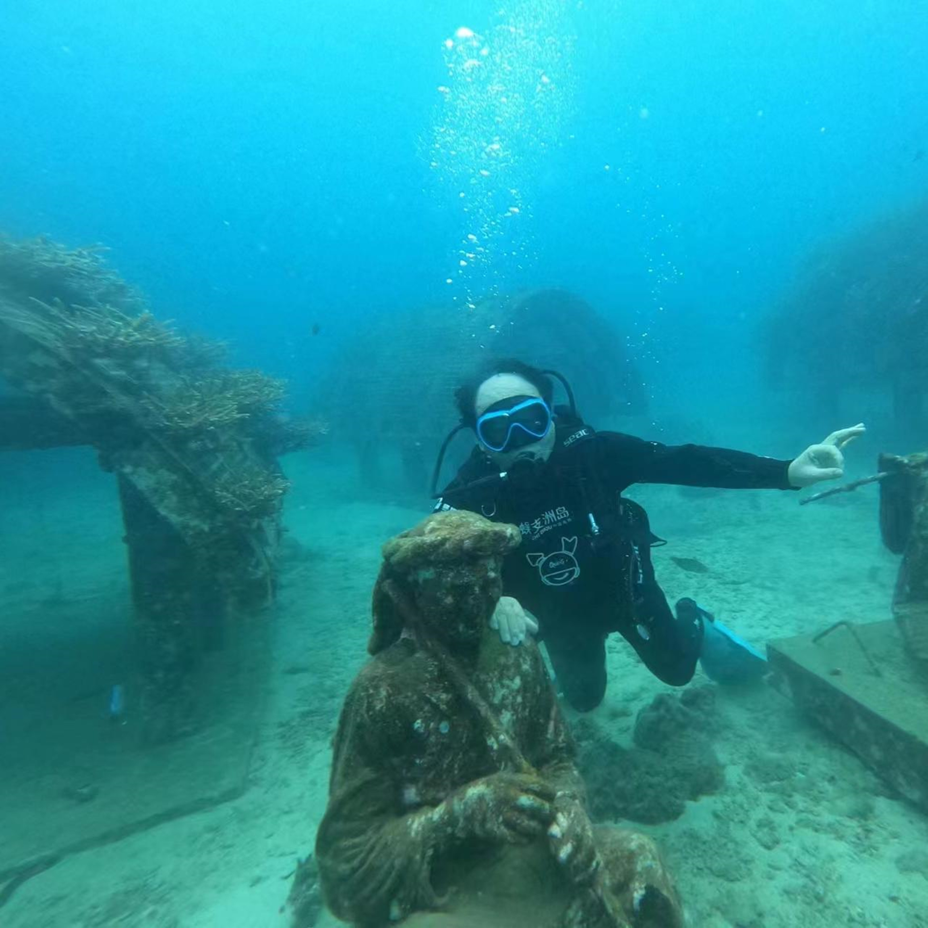 The old man and the sea, and the coral reefs episode artwork