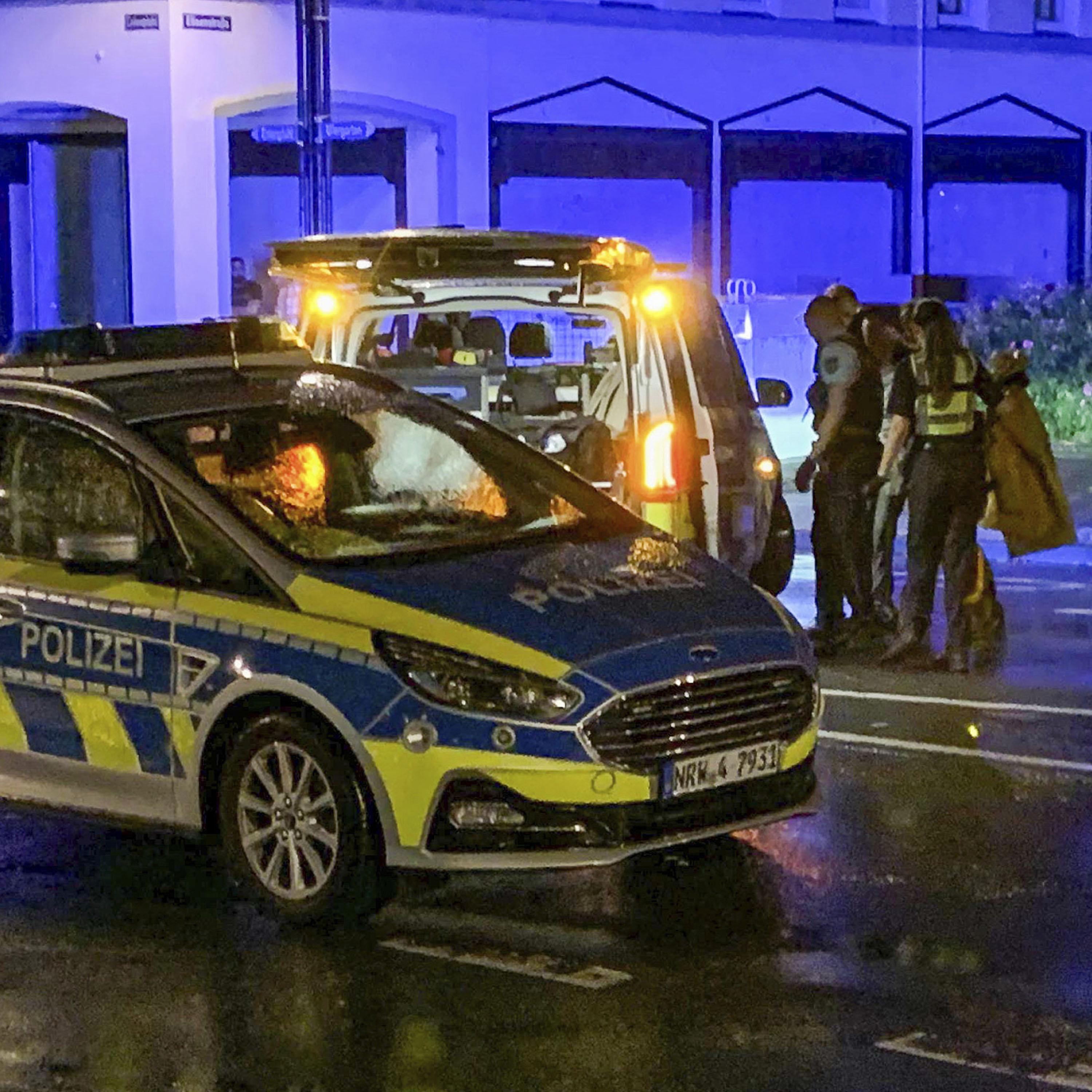 German knife attack suspect turns himself in