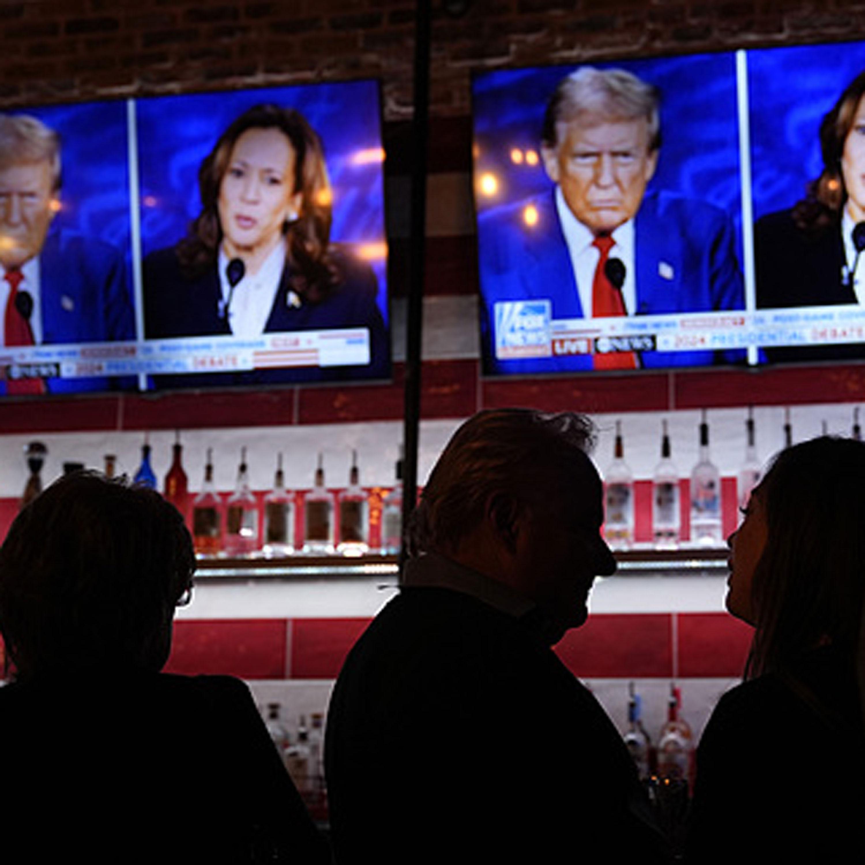 U.S. presidential candidates clash in televised debate