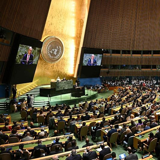 Leaders at UNGA gravely concerned over Middle East violence