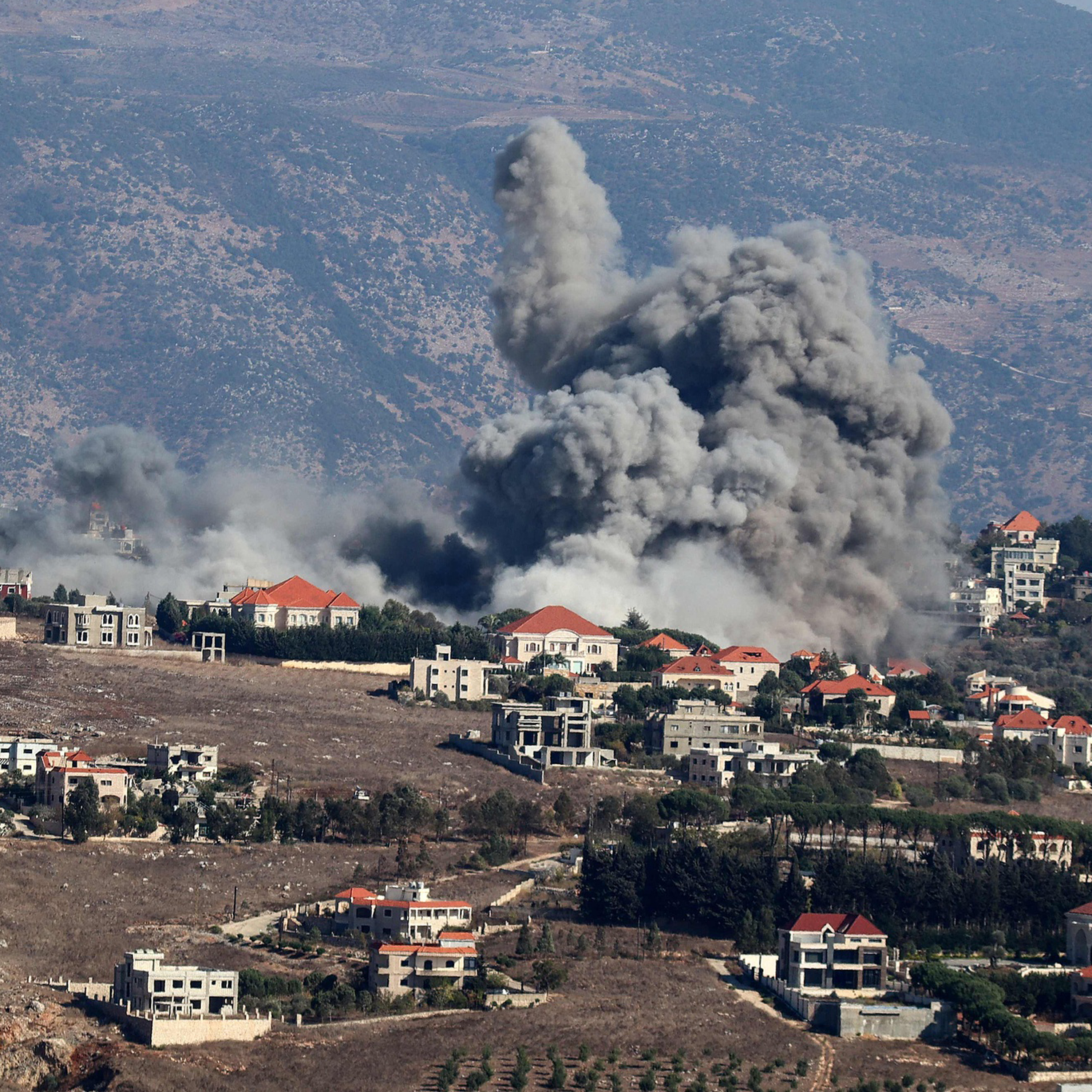 Israel intensifies strikes on Lebanon for third day as Hezbollah launches missile at Tel Aviv