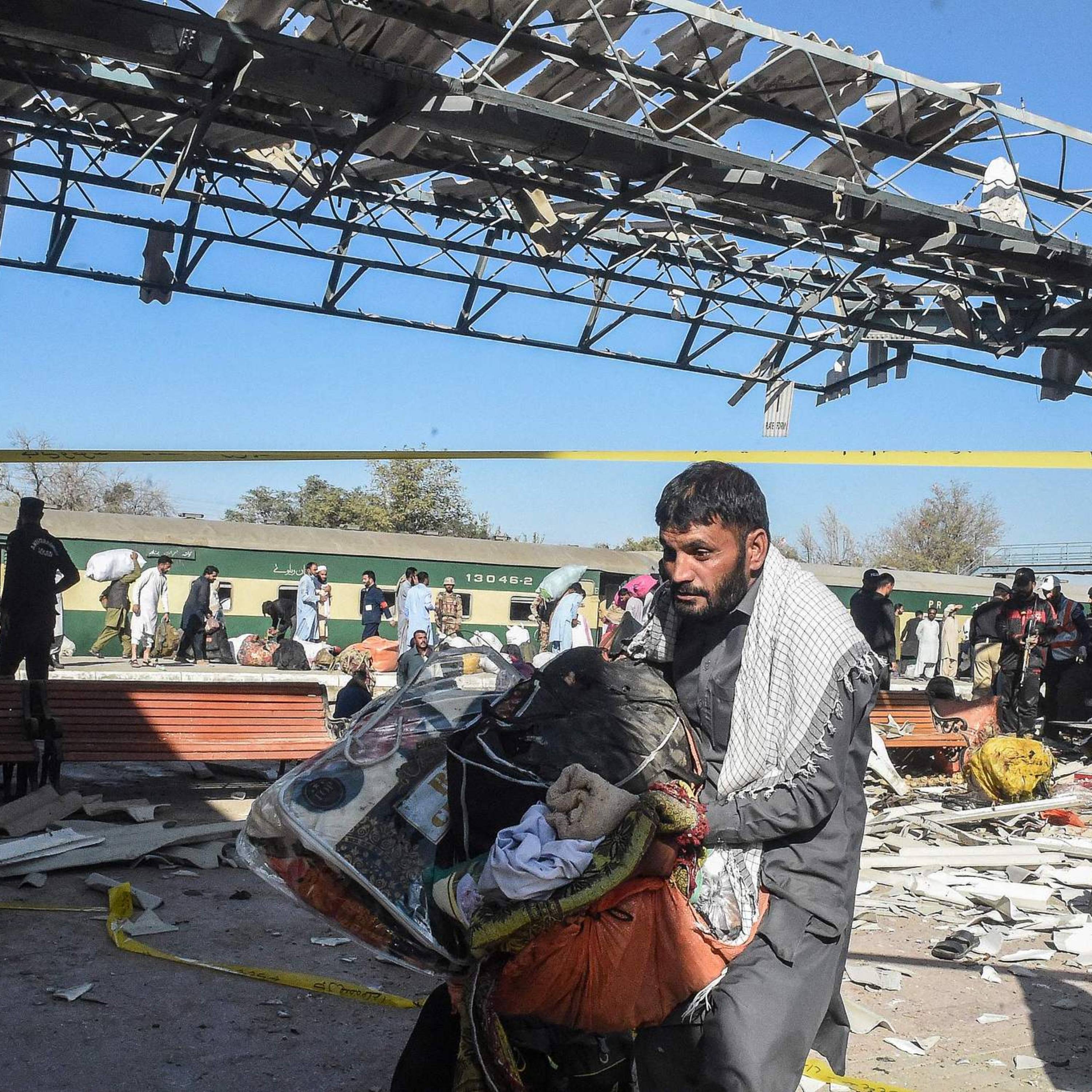 At least 26 killed in railway station bombing in Pakistan’s Quetta