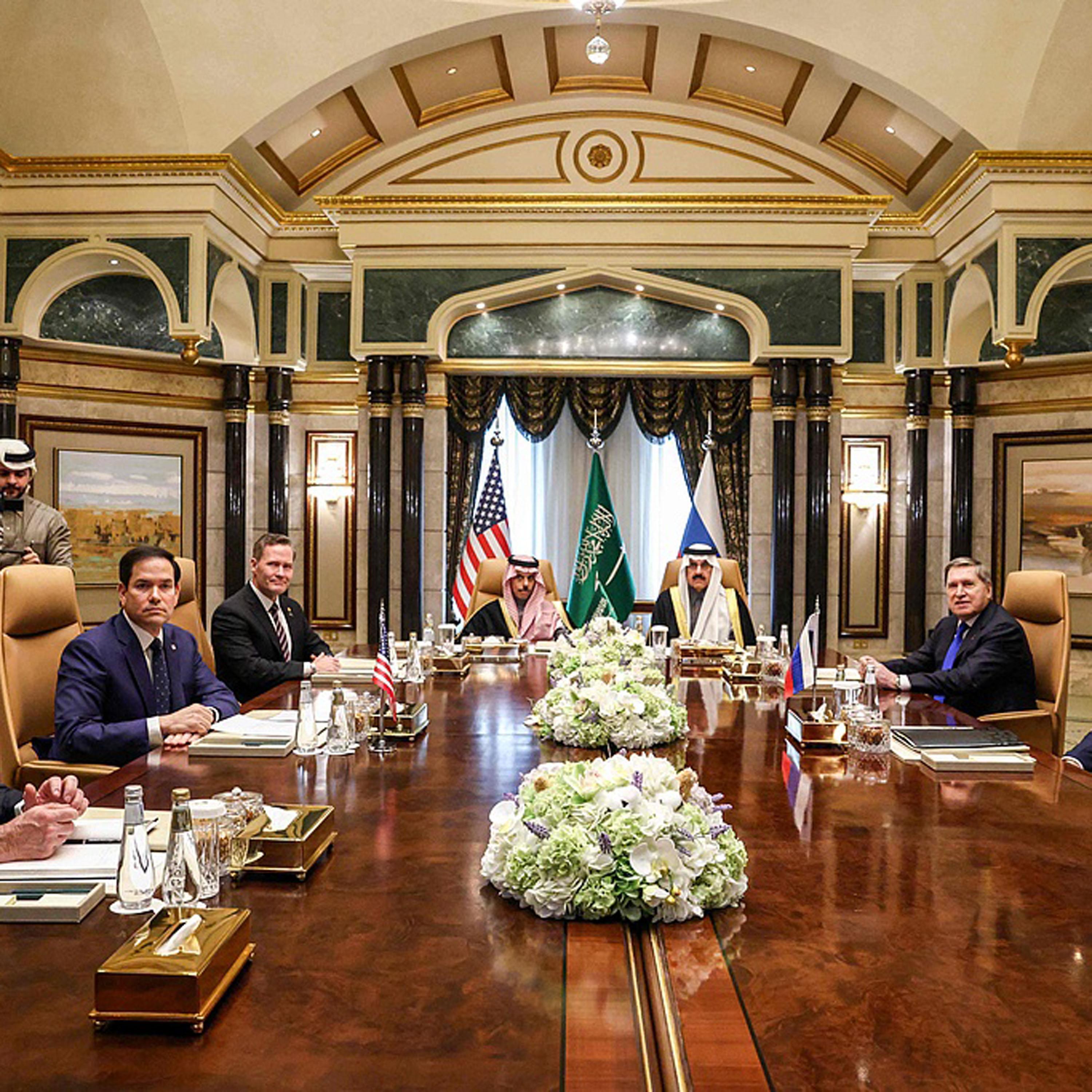 U.S., Russian officials meet in Riyadh