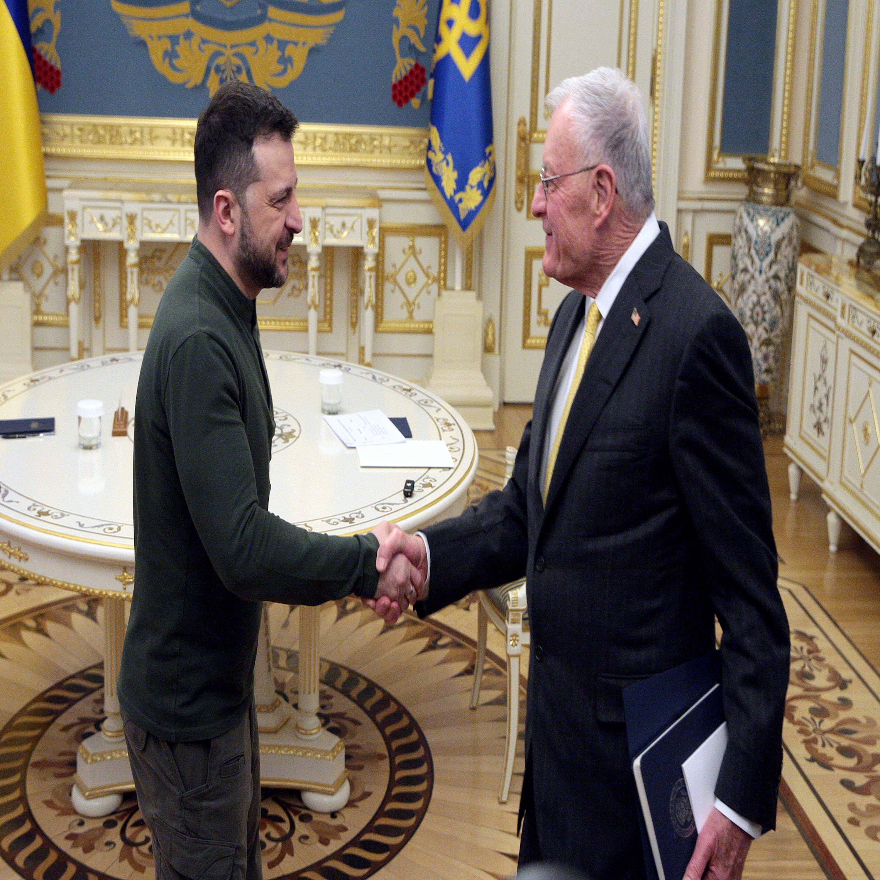 Ukrainian president says meeting with U.S. envoy "productive"
