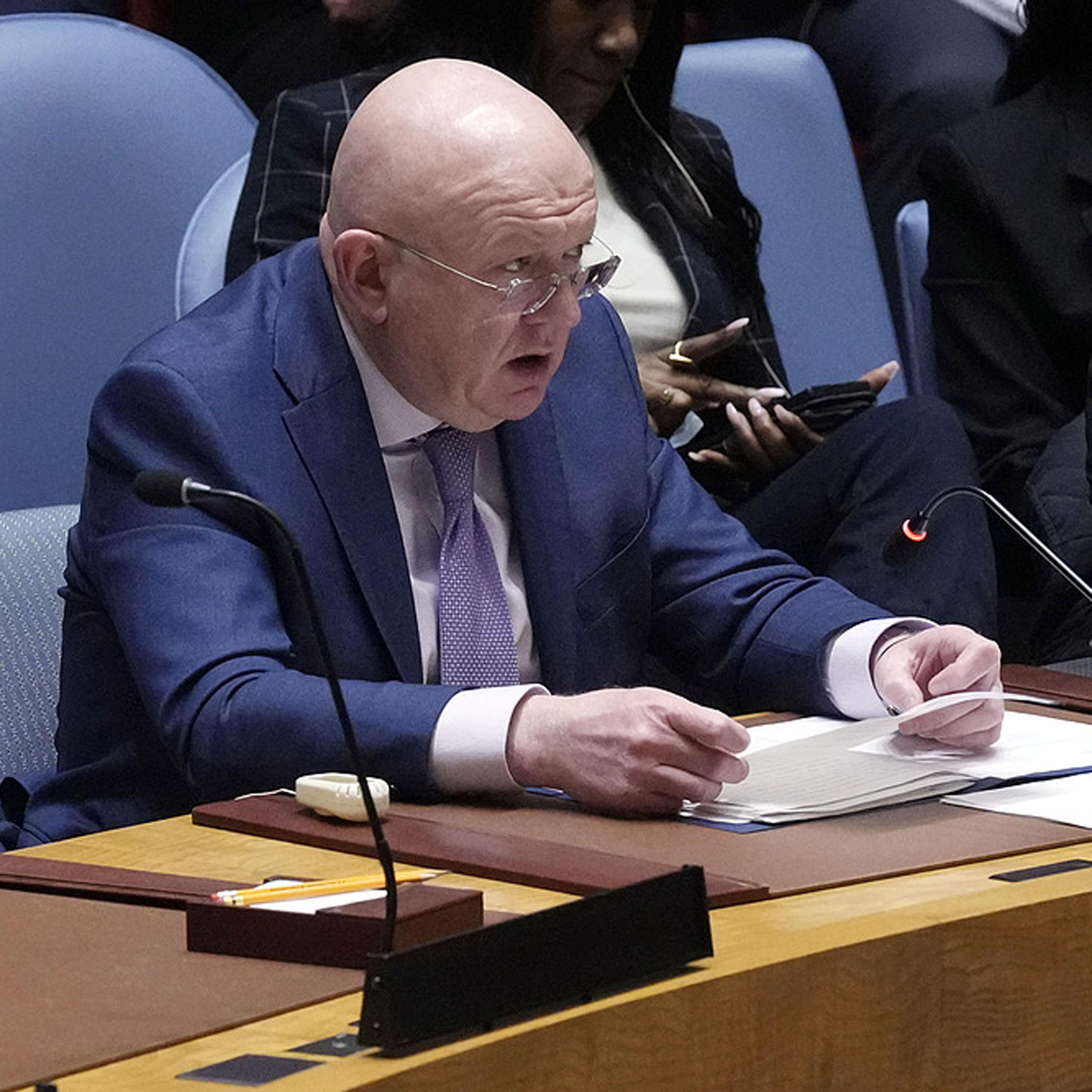 Russia views US-proposed UN resolution "a starting point" for peace