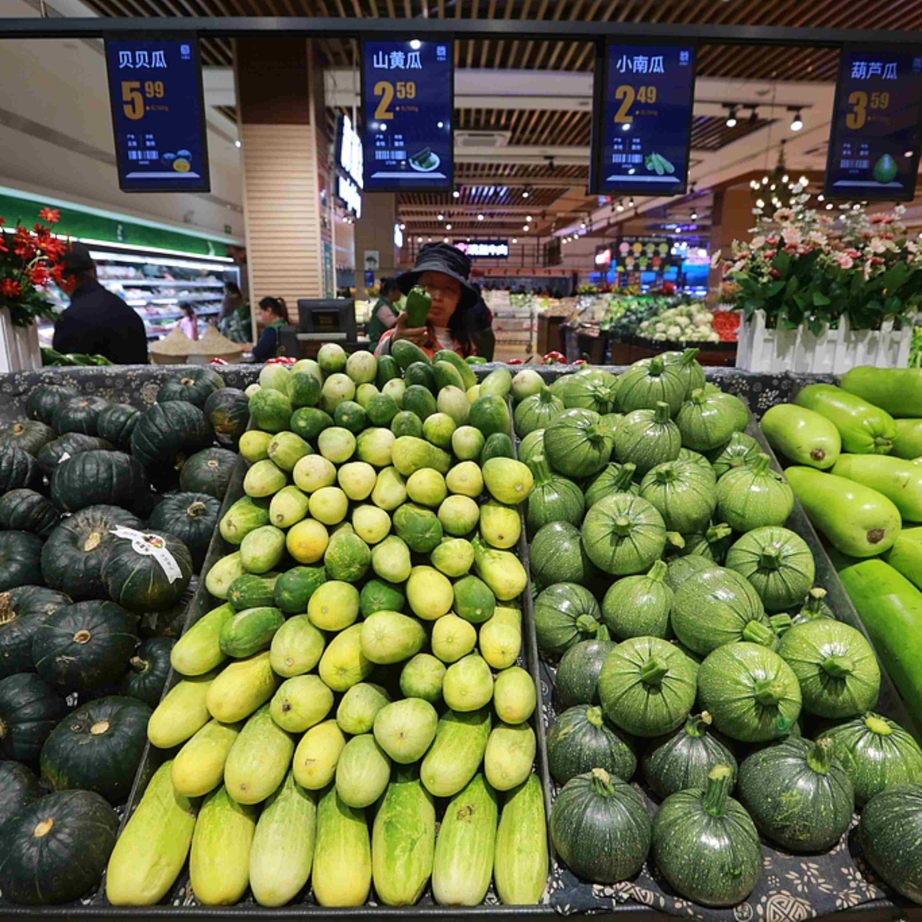 China's CPI down 0.1 percent in March