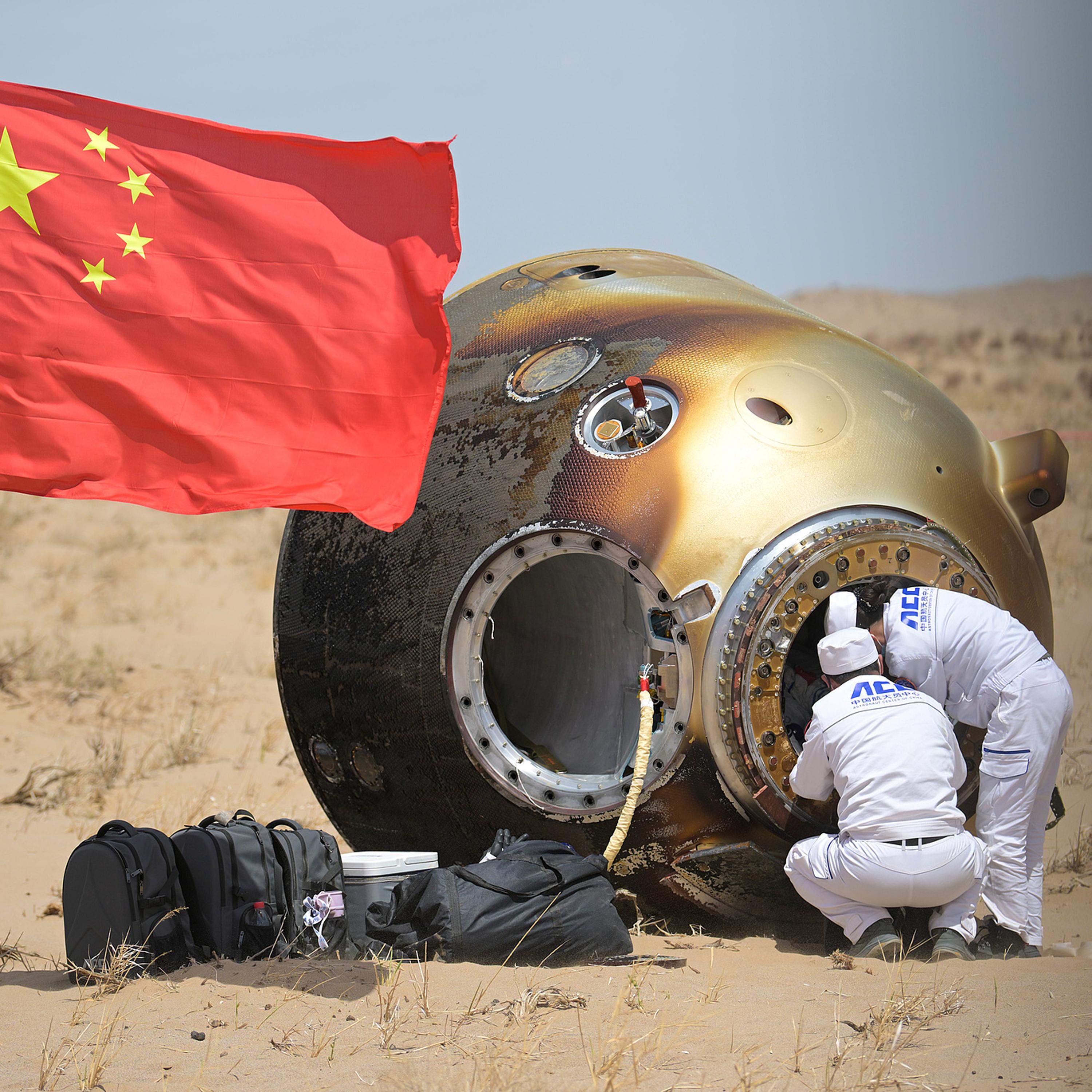 Shenzhou-19 astronauts return to Beijing after success in space mission