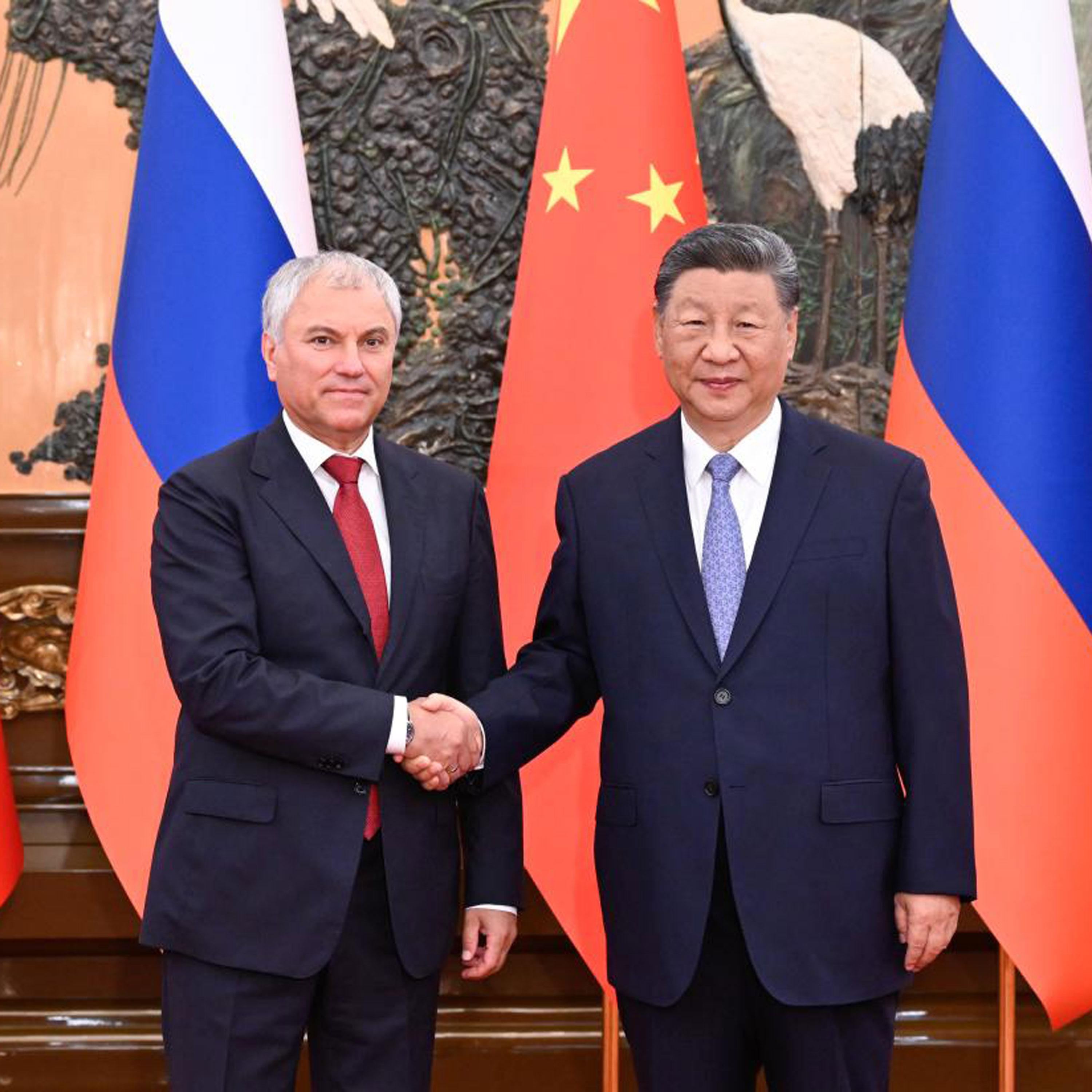 President Xi stresses enduring value of China-Russia ties at meeting with State Duma chairman