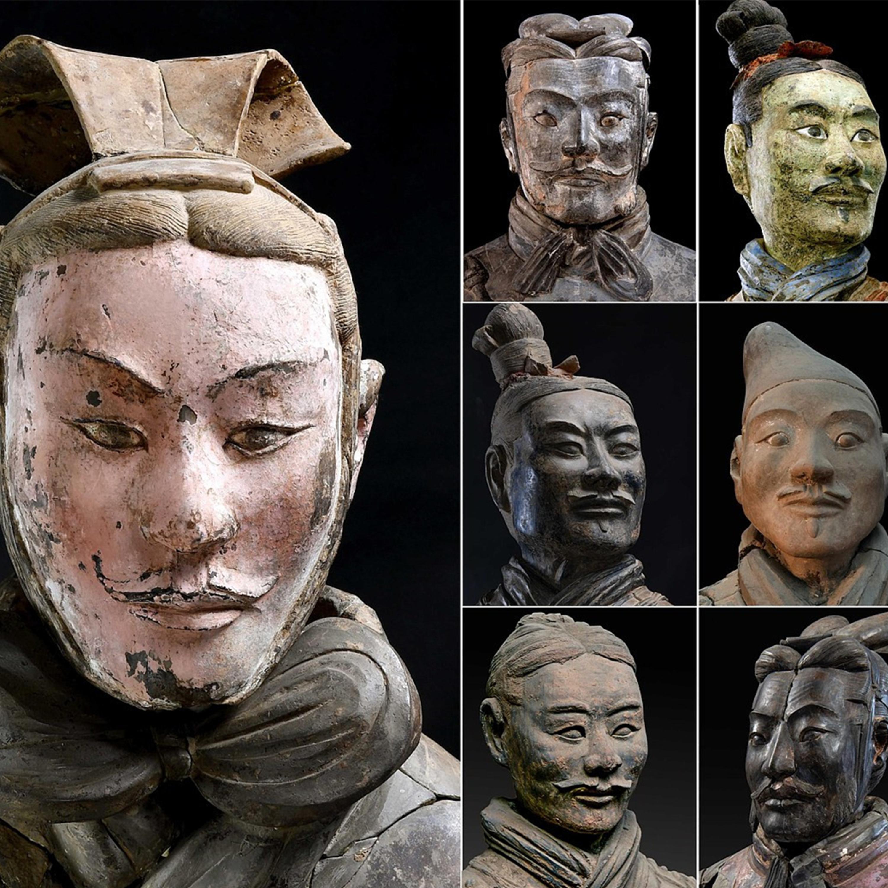 The true colors of Terracotta Warriors