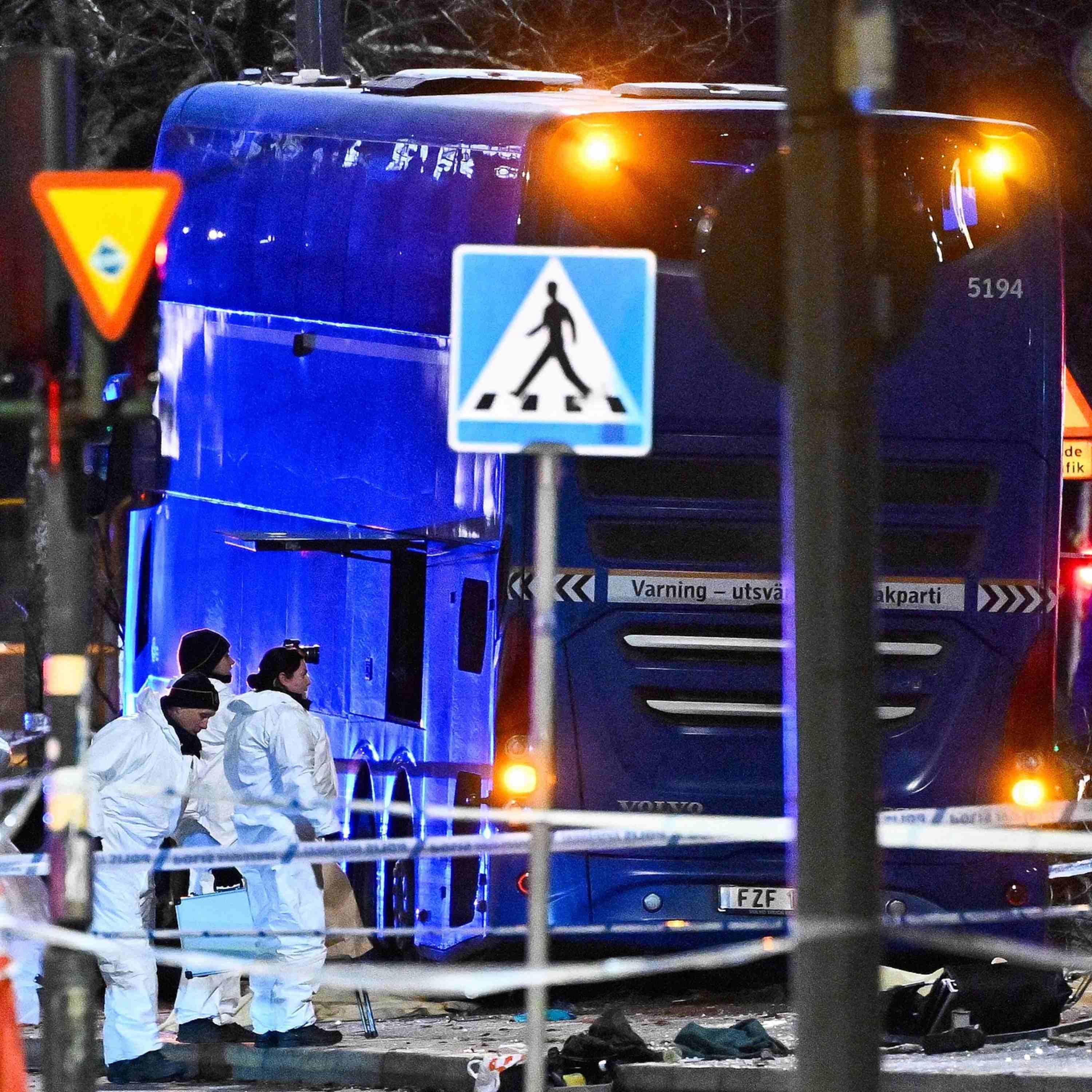Stockholm bus crash kills three
