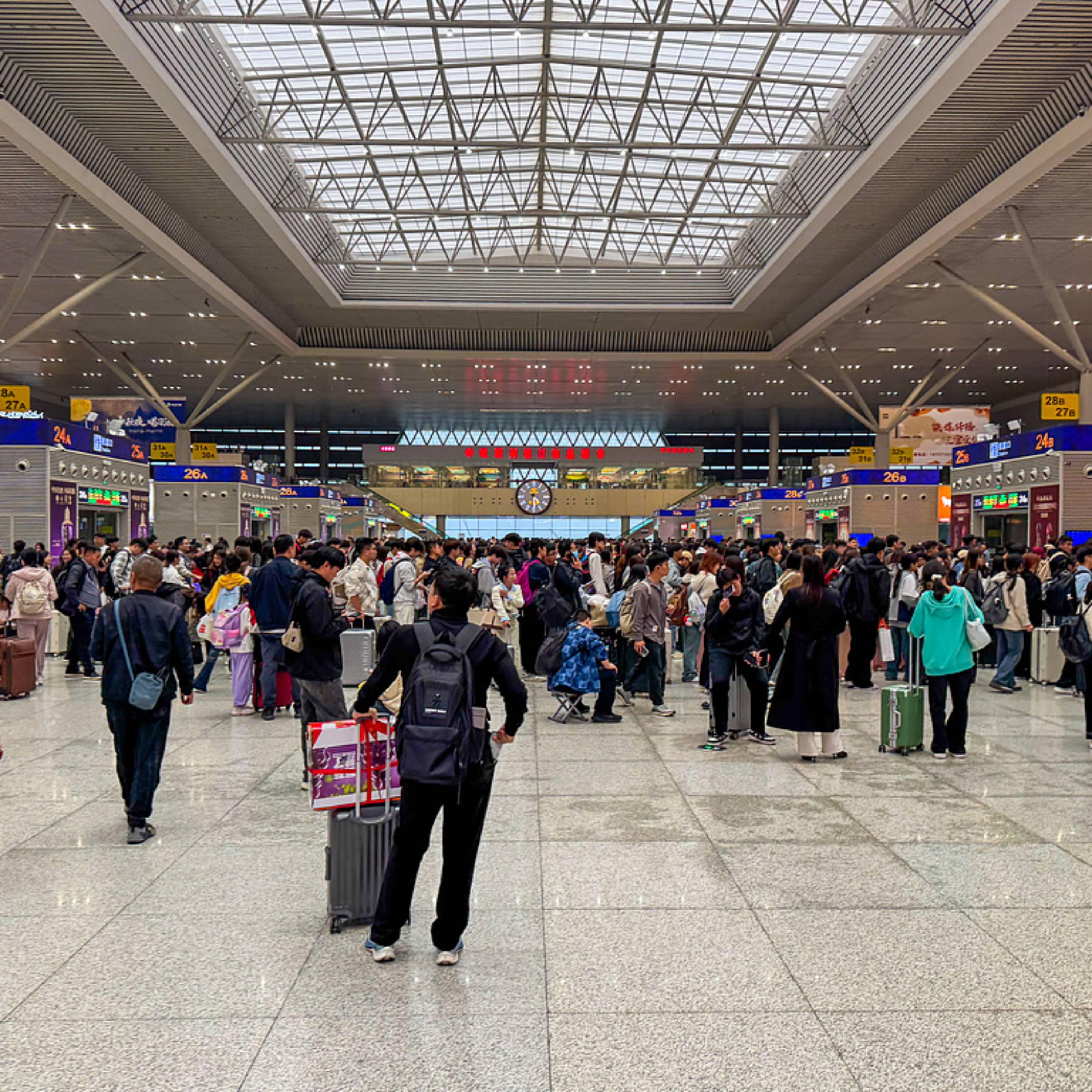 China's railway passenger trips hit new record in first 11 months