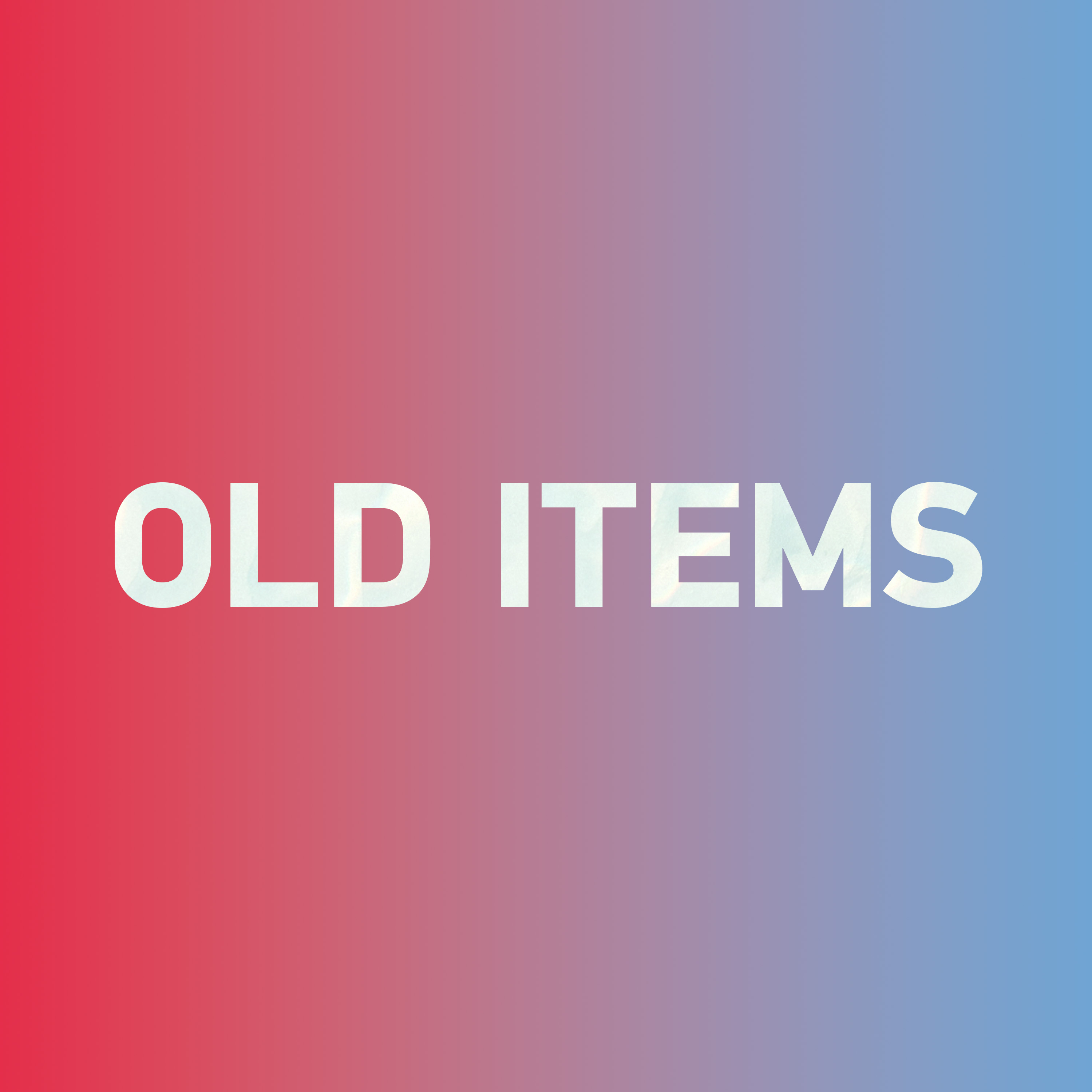 Special: How to say "old items 旧物" in Chinese?