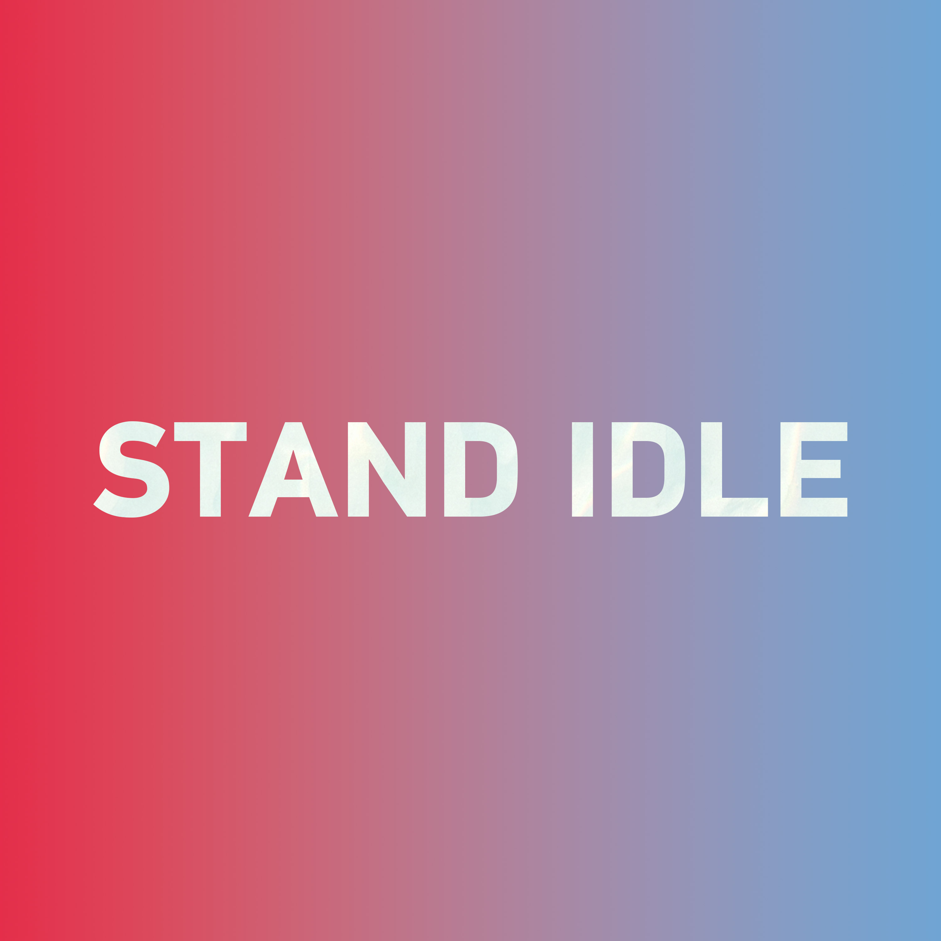Special: How to say "stand idle 闲置" in Chinese?