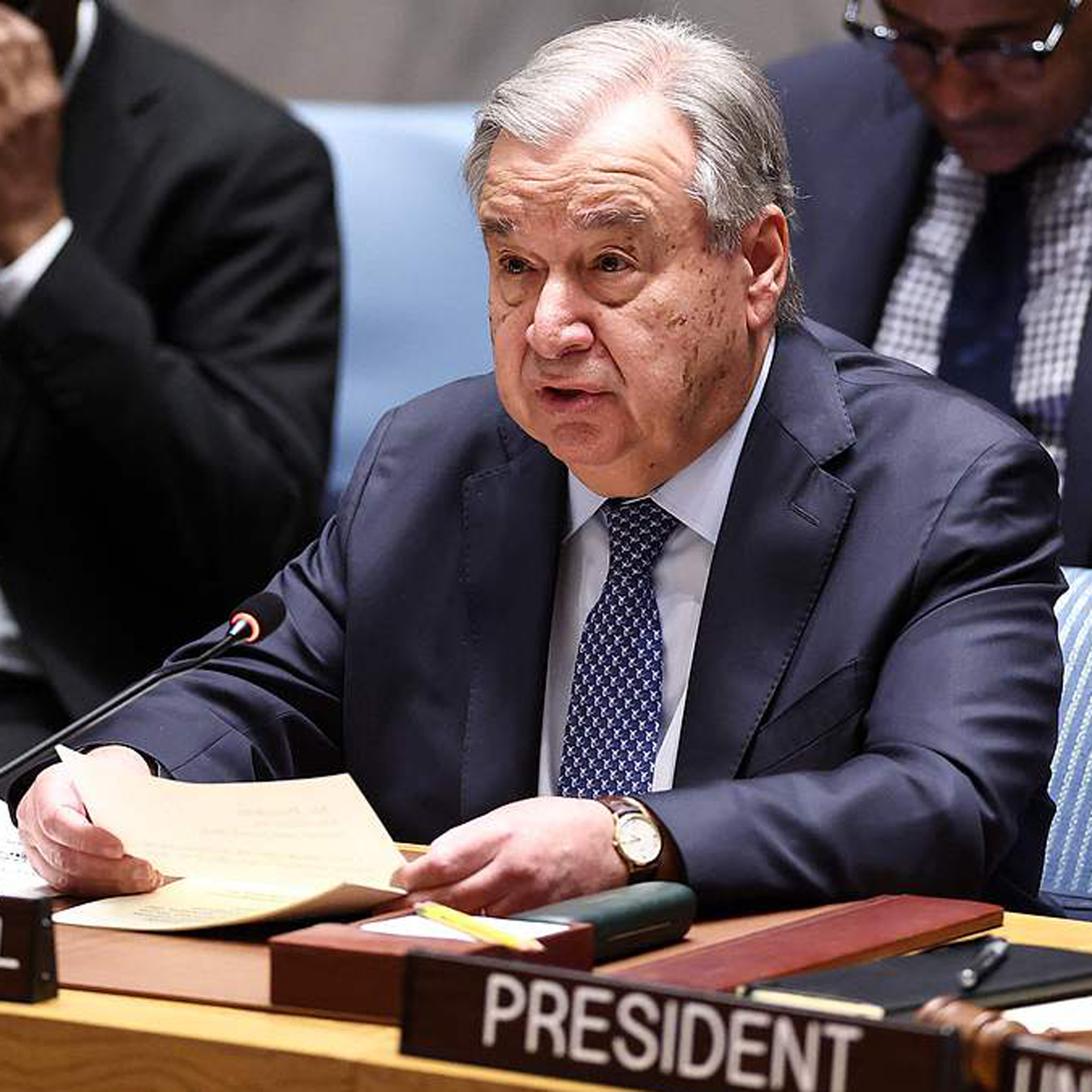 UN chief condemns U.S.-Israeli attacks on Iran