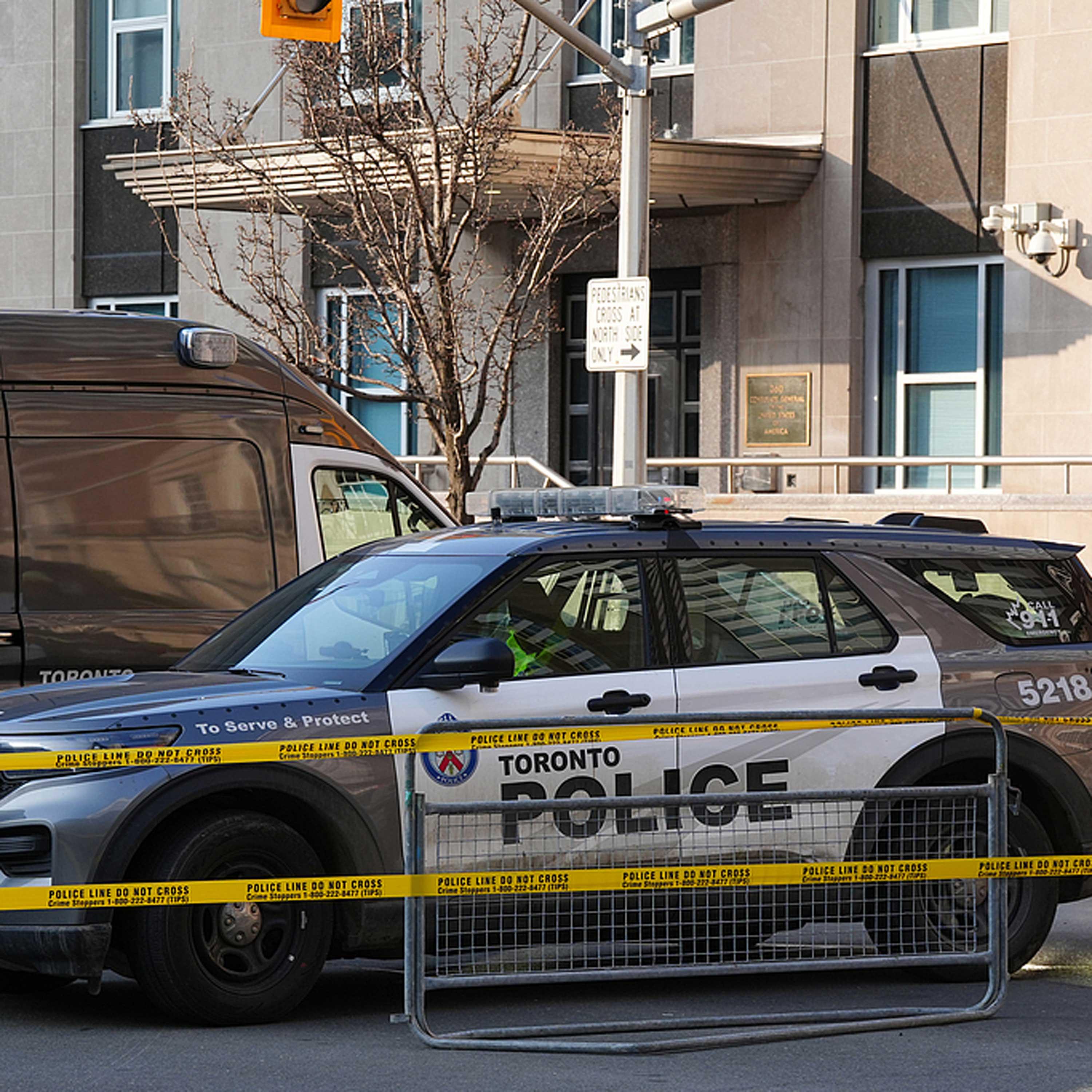 Shots fired at U.S. consulate in Canada's Toronto