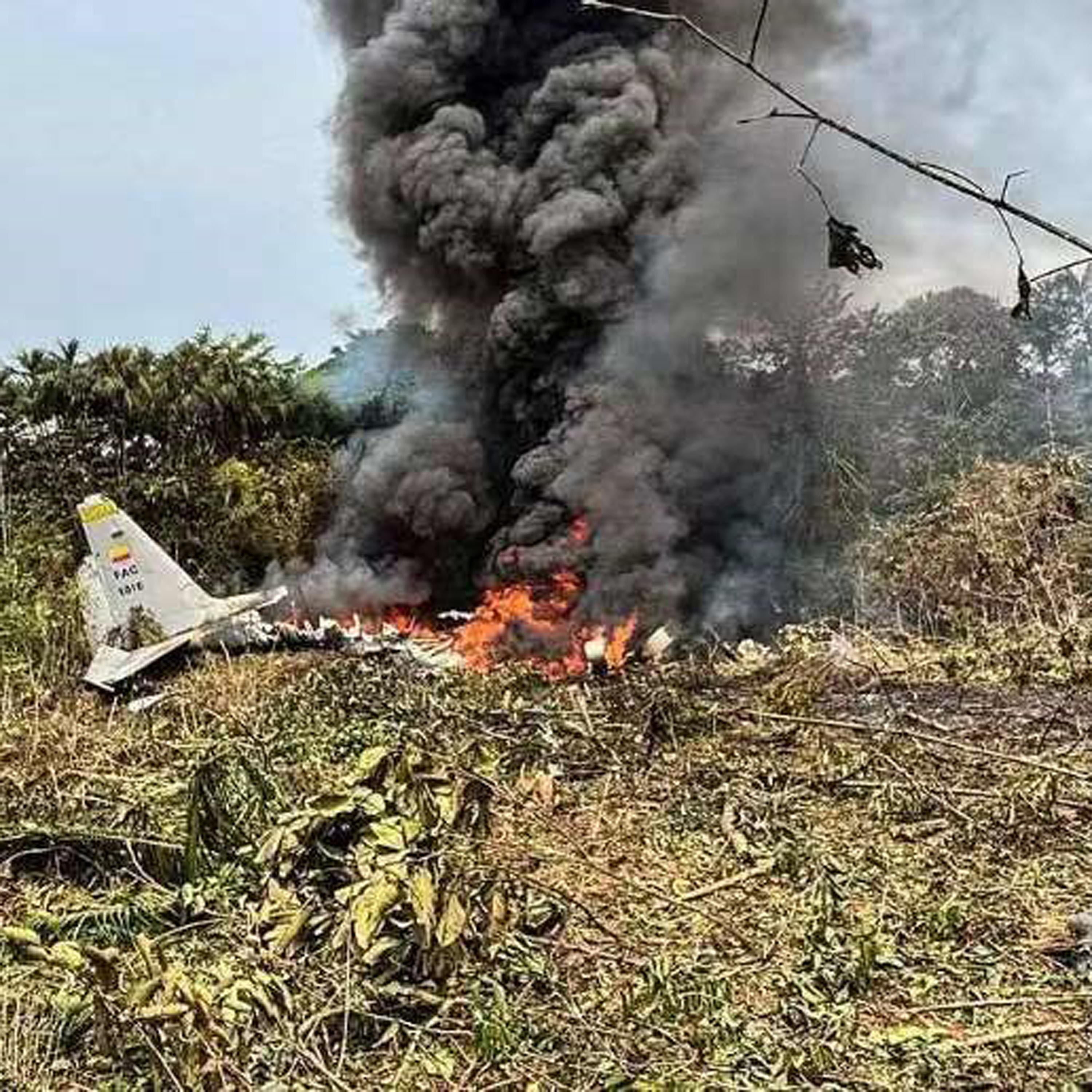 Colombian military aircraft crashes with 125 onboard