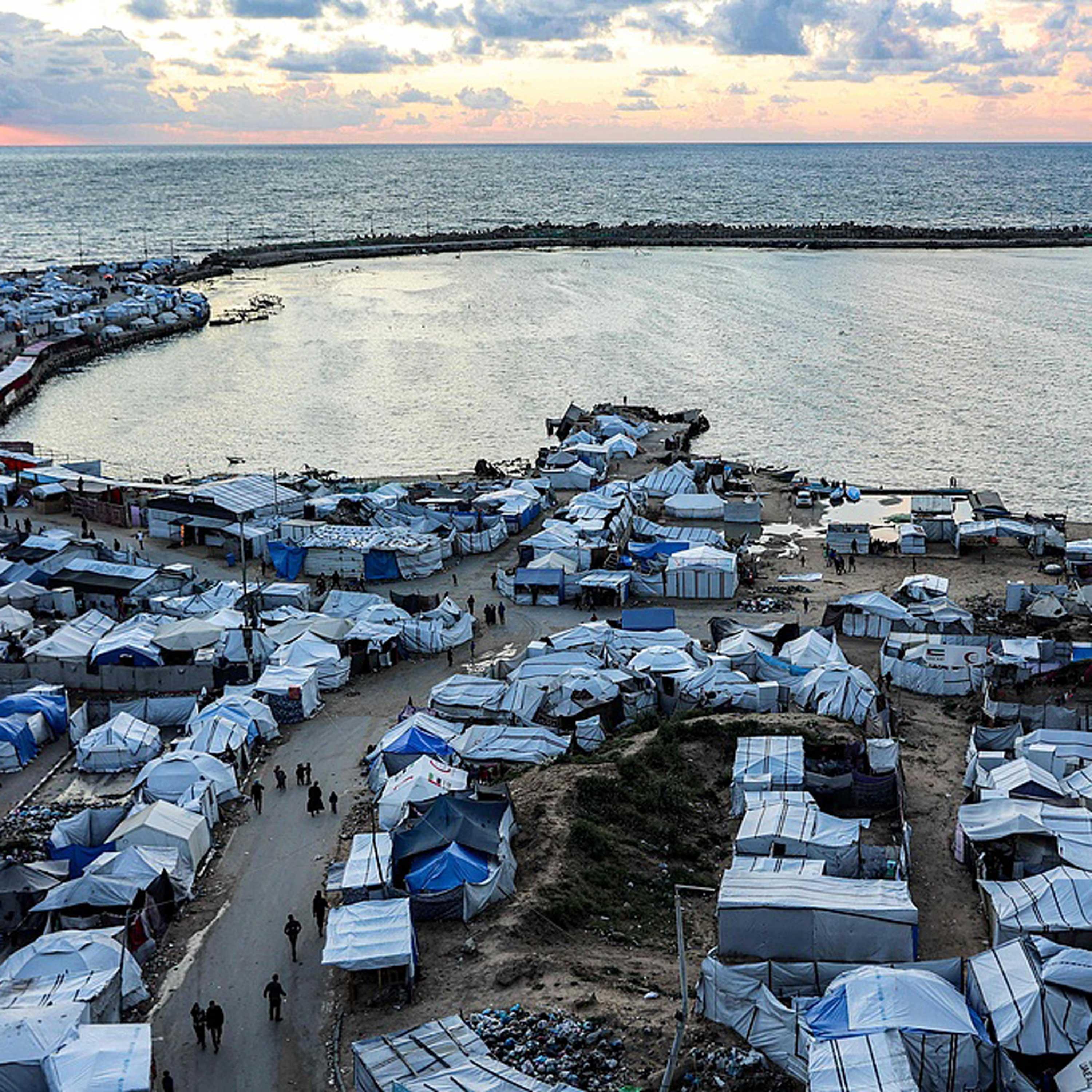 Severe storm floods Gaza camps: officials