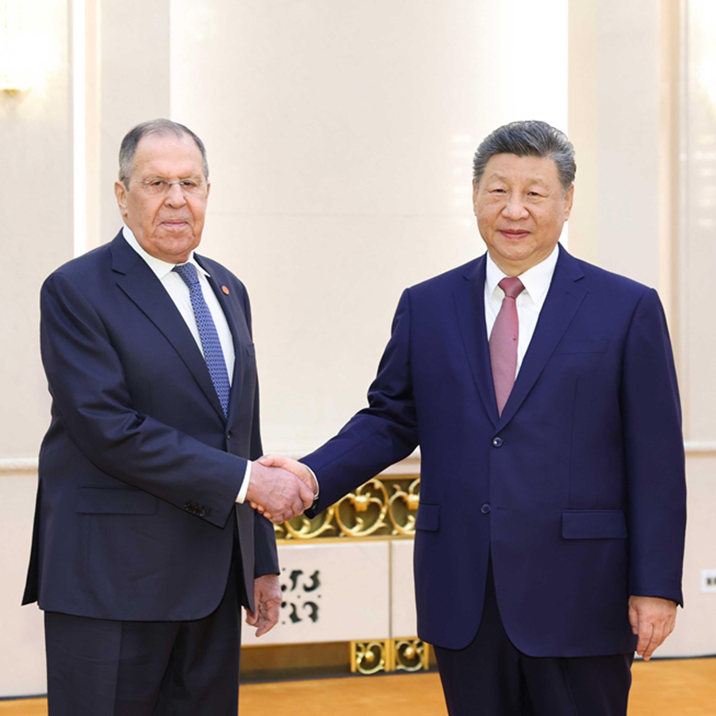 Chinese president meets Russian foreign minister
