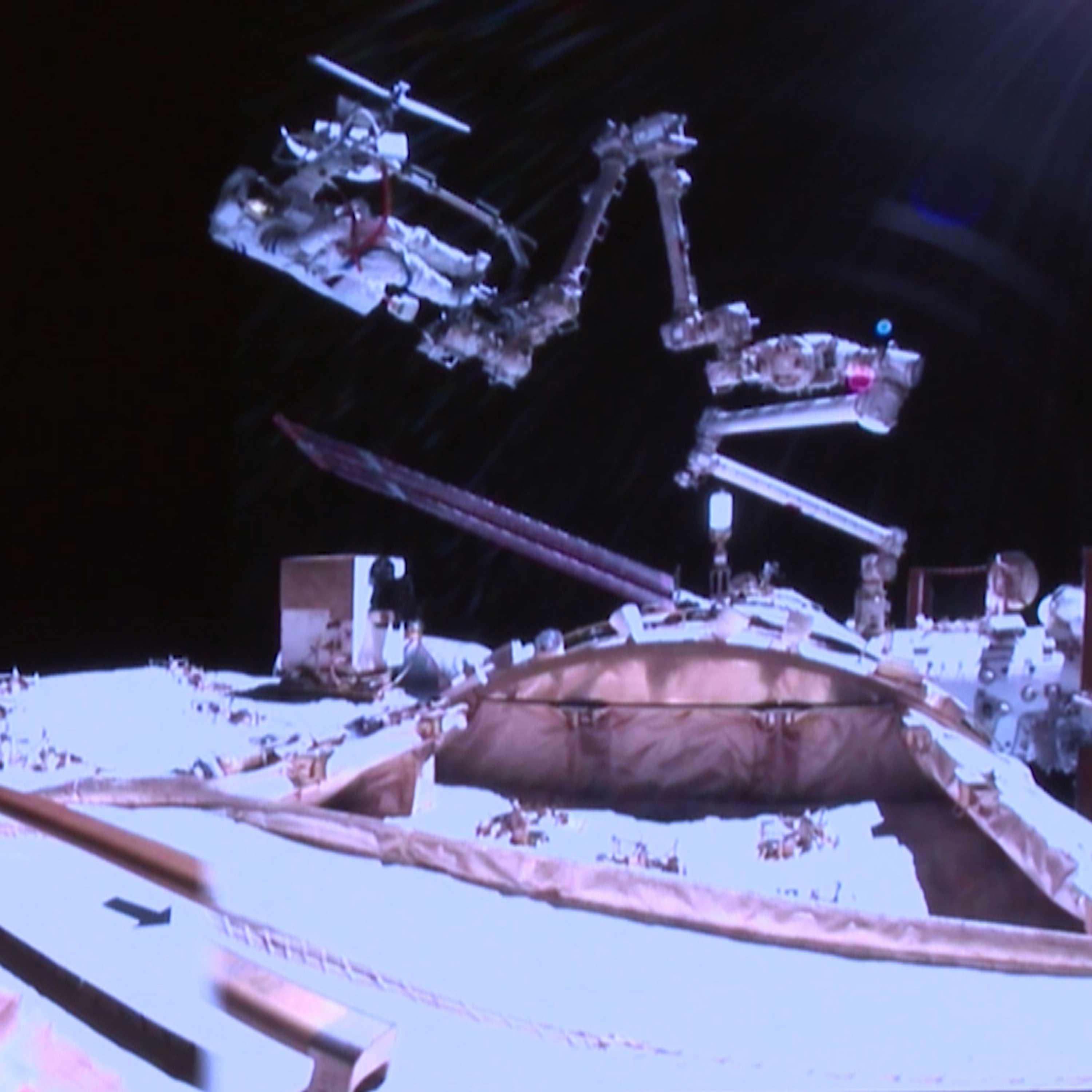 Shenzhou-21 crew completes spacewalk as astronaut sets new record