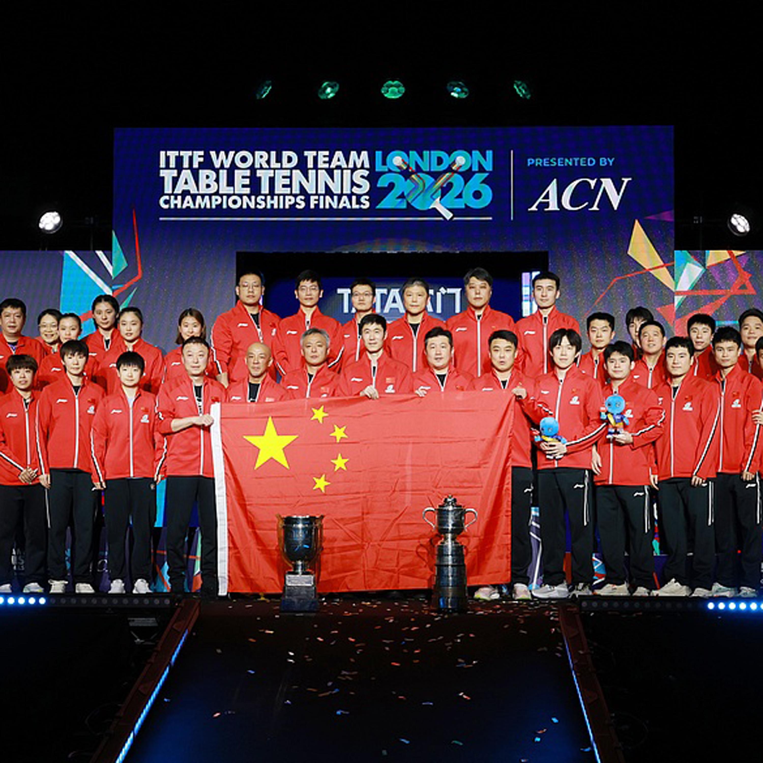 China sweeps men's and women's team titles at ITTF World Table Tennis Championships
