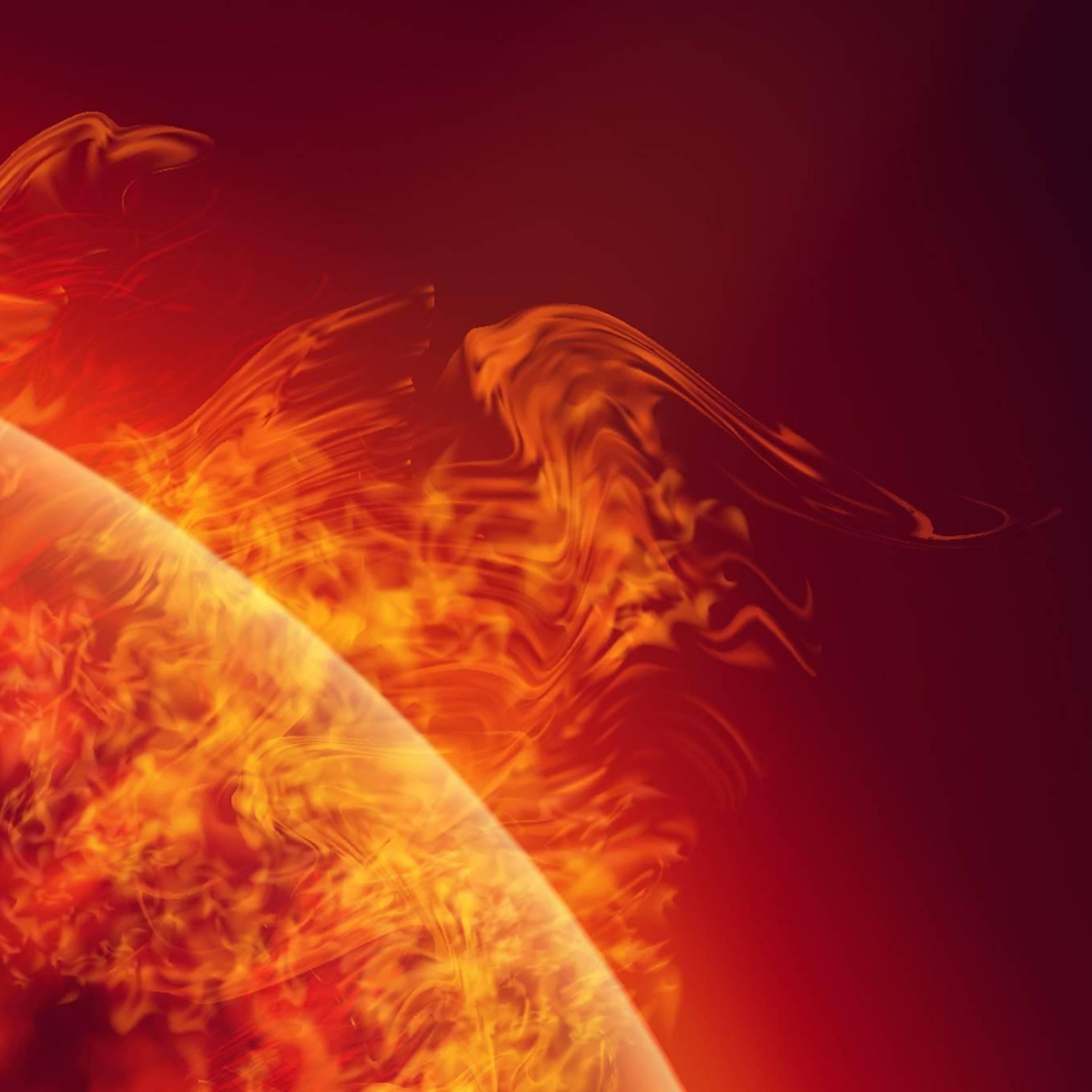 Sun emits strong solar flare