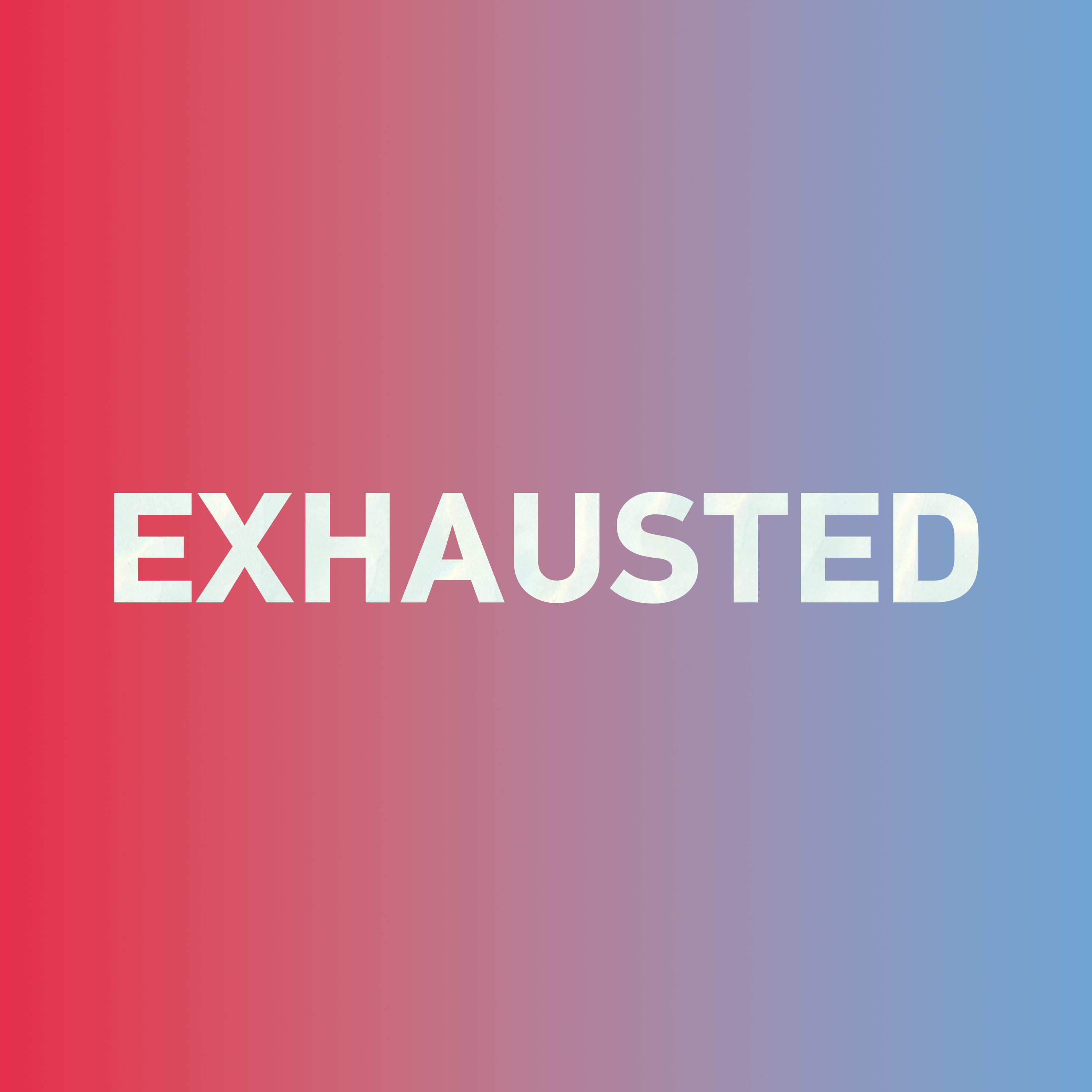 Special: How to say "exhausted 力竭" in Chinese?