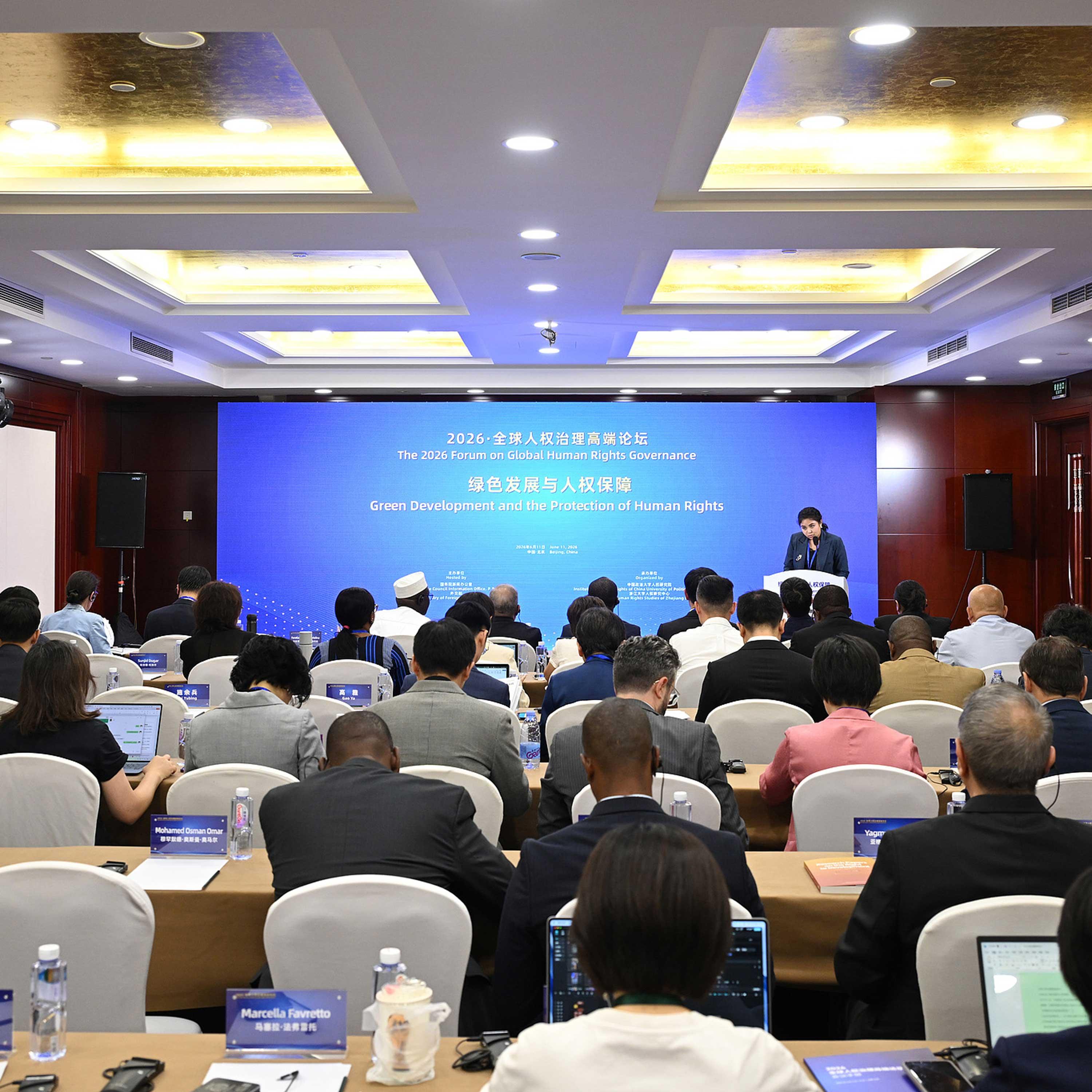 Green development, human rights protection discussed at Global Human Rights Governance Forum