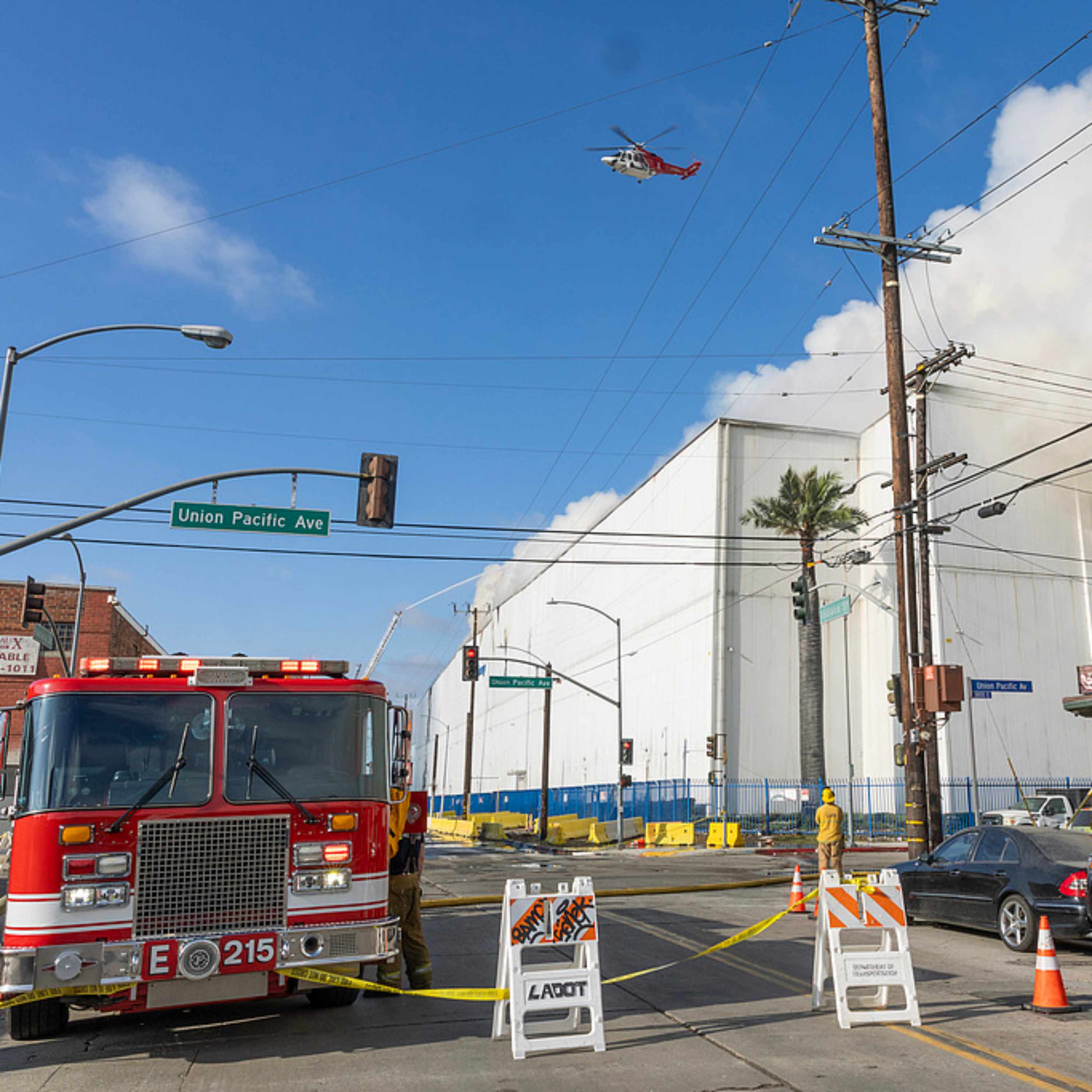 Los Angeles issues local emergency over ongoing warehouse fire episode artwork