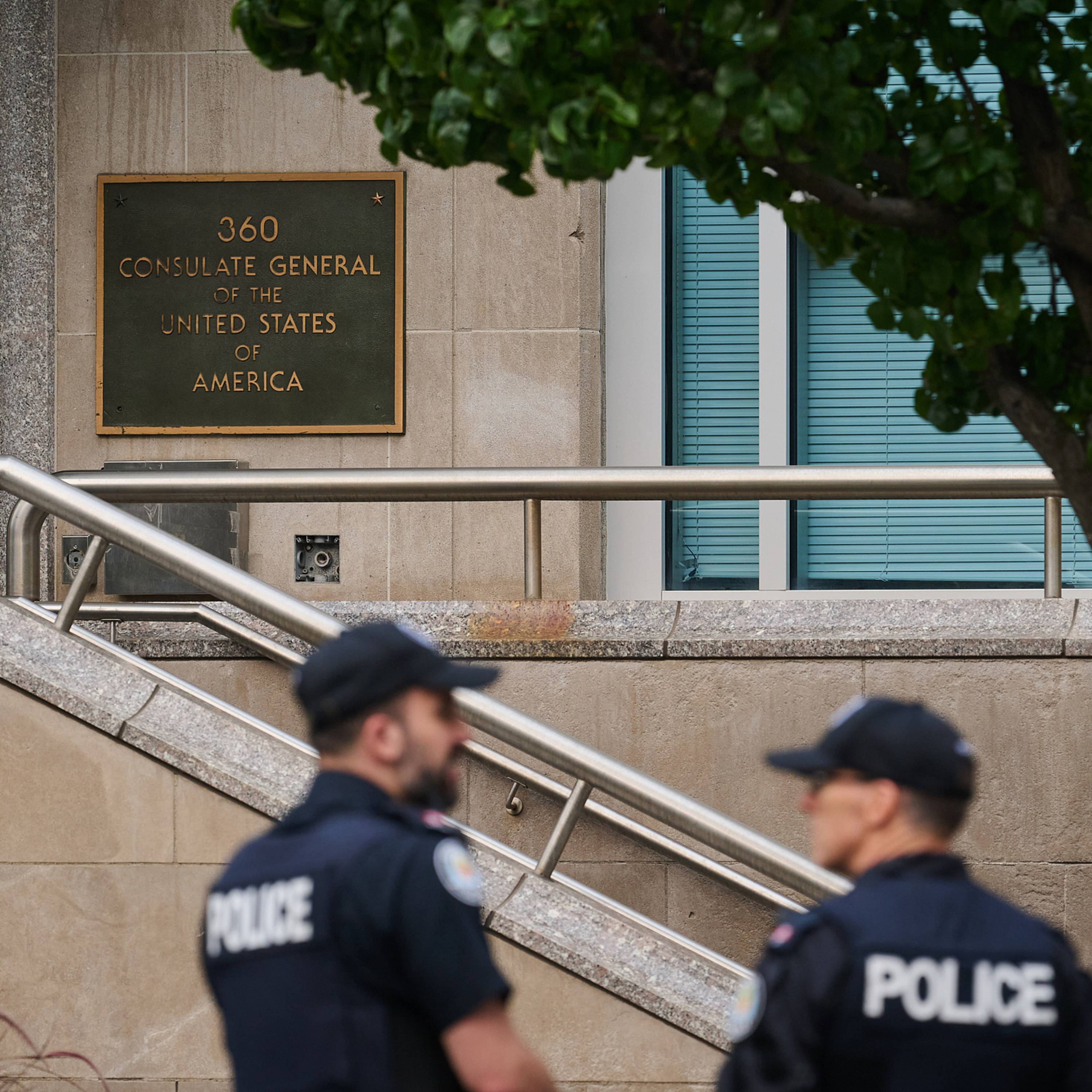 Shots fired outside US Consulate in Toronto, second incident in four months
